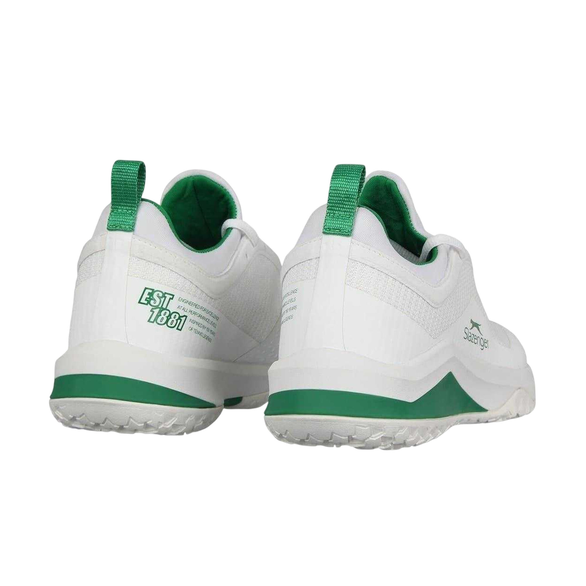 "Pro" Sneaker für Herren Damen Weiß/Grün 2/4