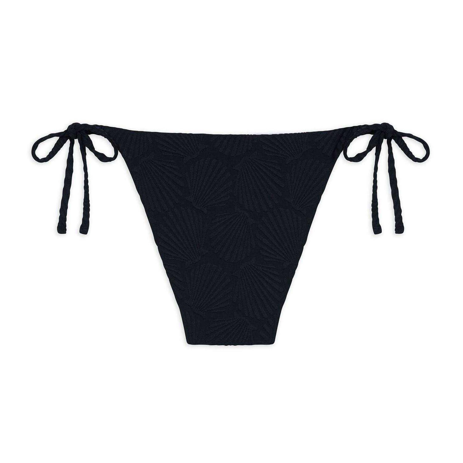 Womens/Ladies Triangle Bikini Bottoms (Black) 2/3