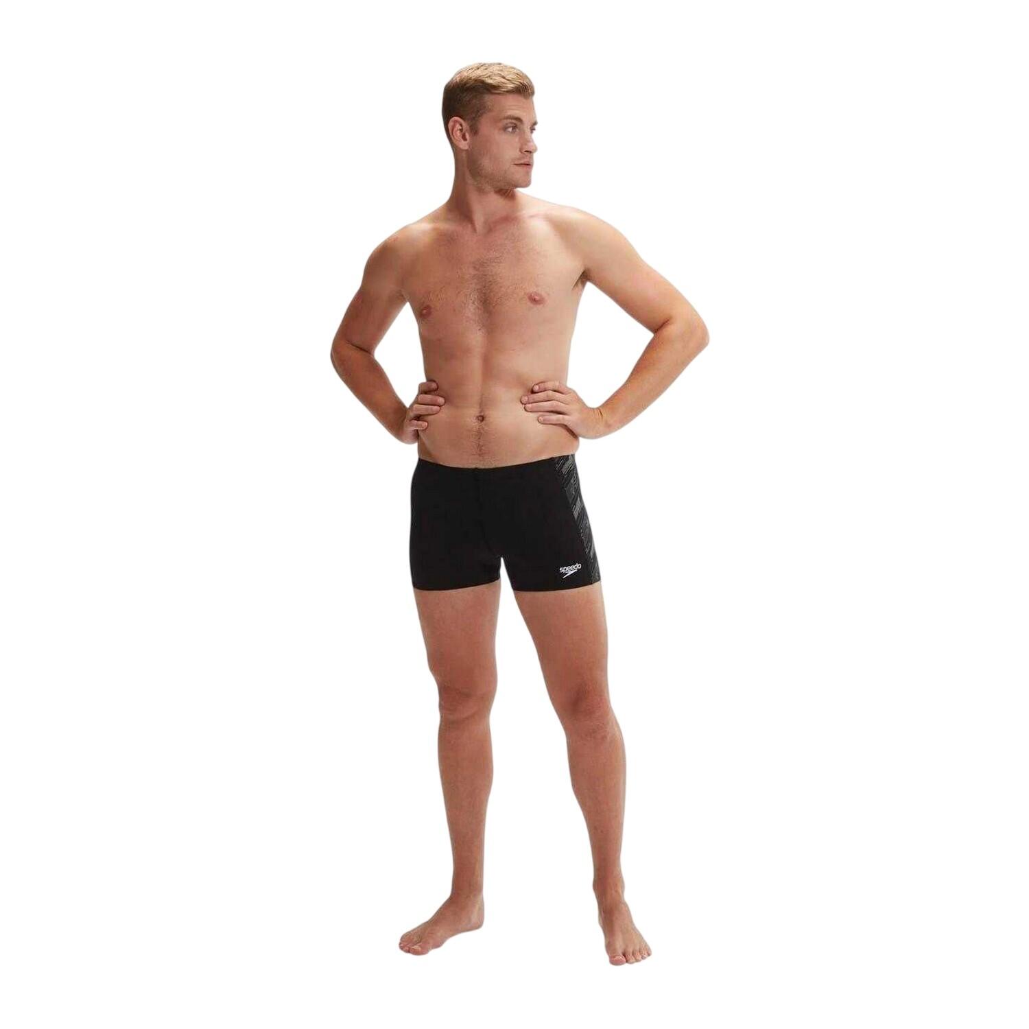 Short De Bain Motif/style À Motifs HYPERBOOM AQUASHORT Homme (Noir / Blanc) 4/4