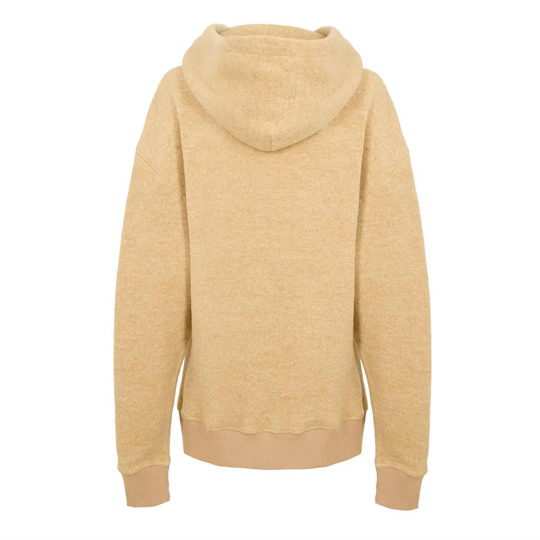 Sweat À Capuche Avec Cordons Adulte (Beige) 2/2