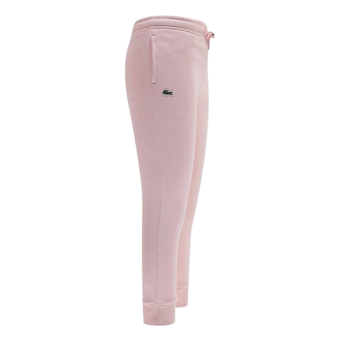Childrens/Kids Embroidered Logo Jogging Bottoms (Pink) 4/4