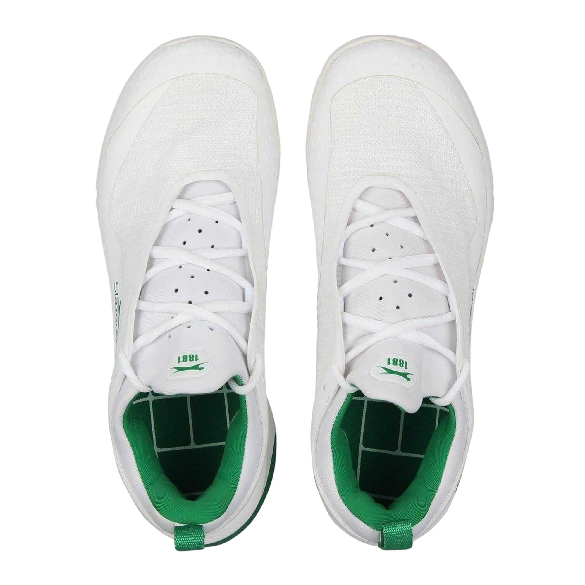 "Pro" Sneaker für Herren Damen Weiß/Grün 4/4