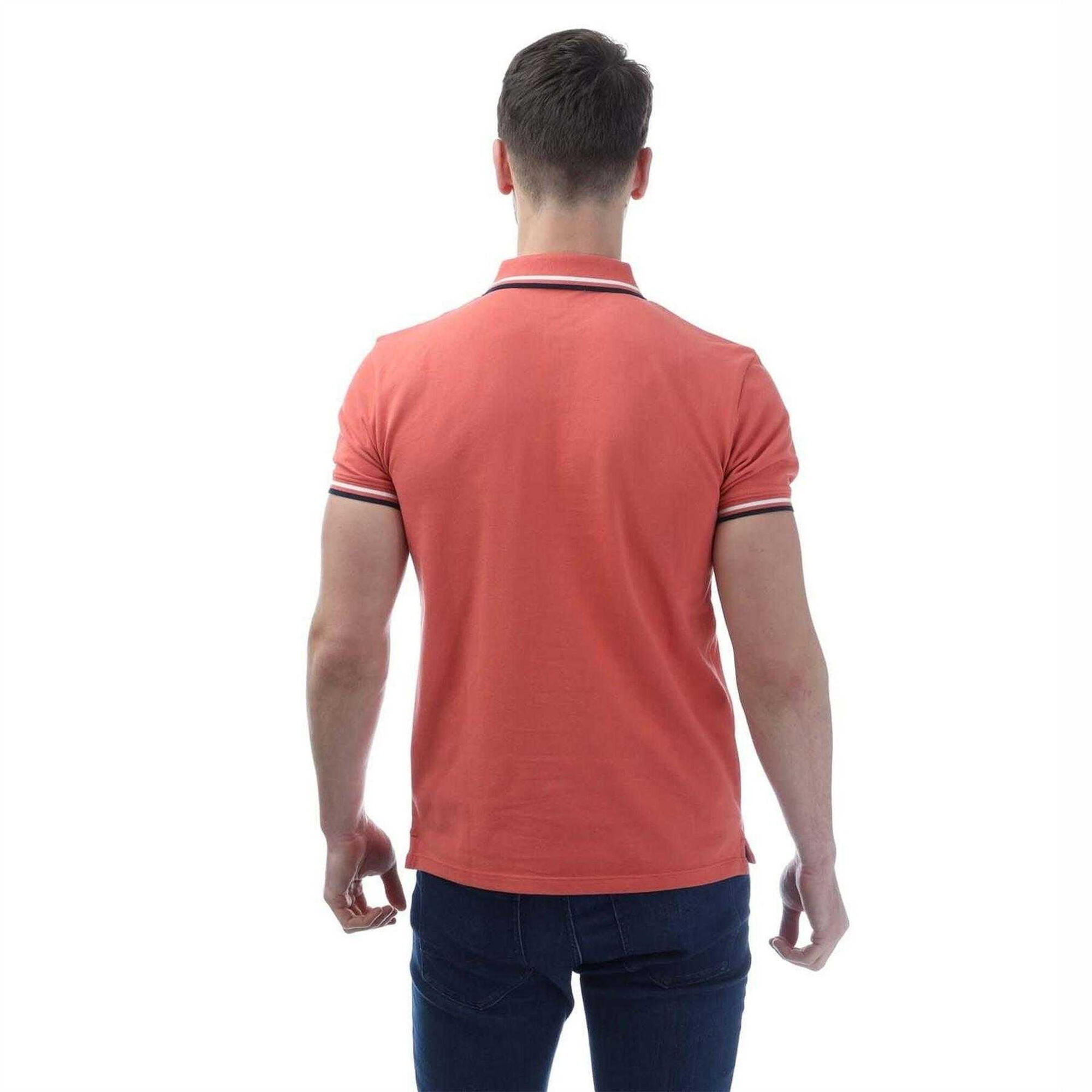 "Oyster River" Poloshirt für , Baumwolle Herren Pink 2/4