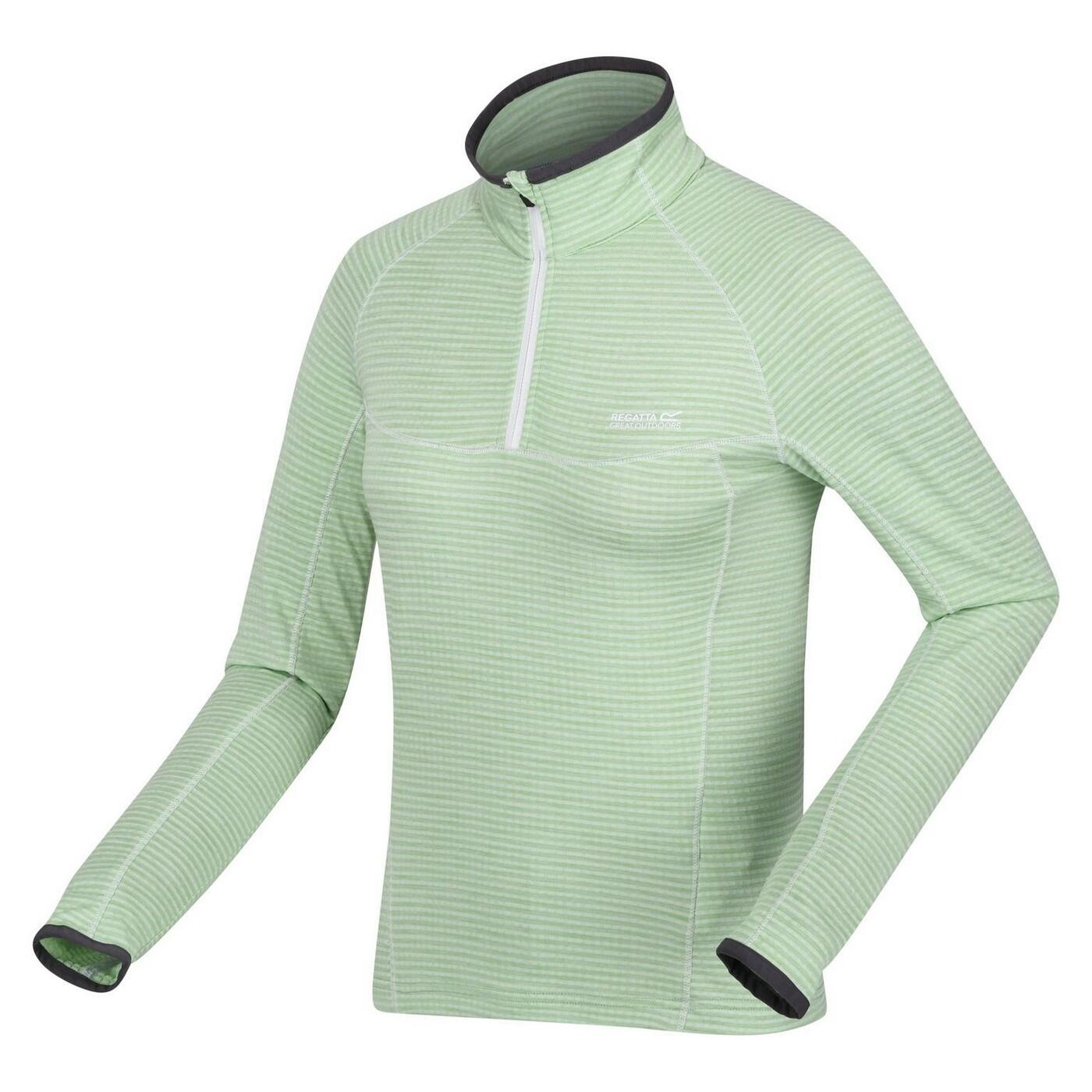 Felpa Raglan A Maniche Lunghe Donna Regatta Yonder Verde Tranquillo 3/4