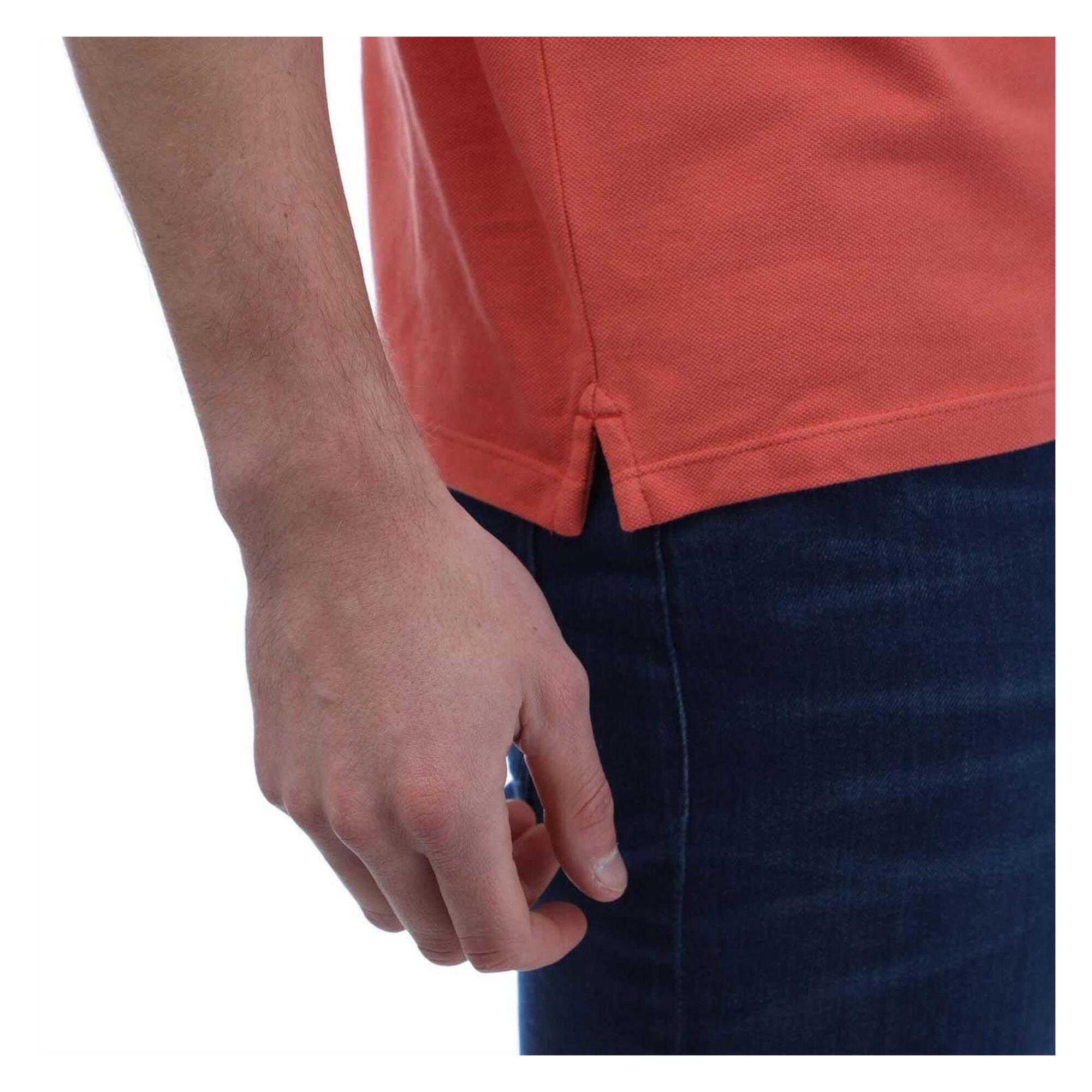 "Oyster River" Poloshirt für , Baumwolle Herren Pink 4/4