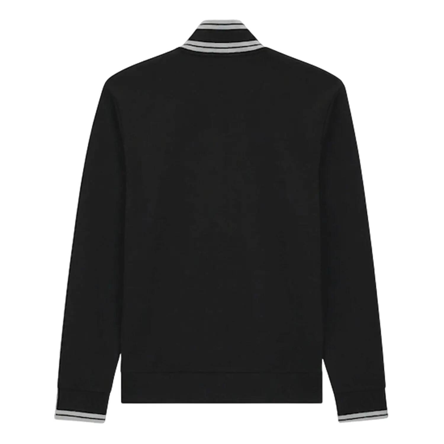 Trainingsjacke für , Regulär, Langärmlig Herren Schwarz 2/2