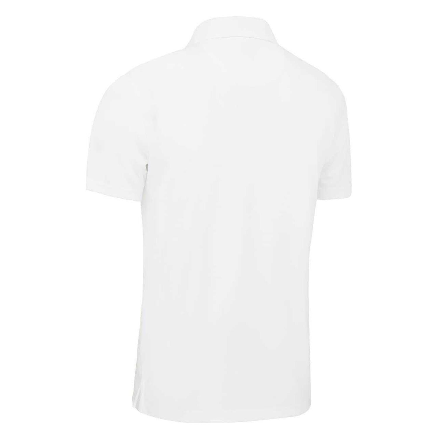 Poloshirt für , Emblem, Regulär, kurzärmlig Herren Leuchtend Weiß 2/2