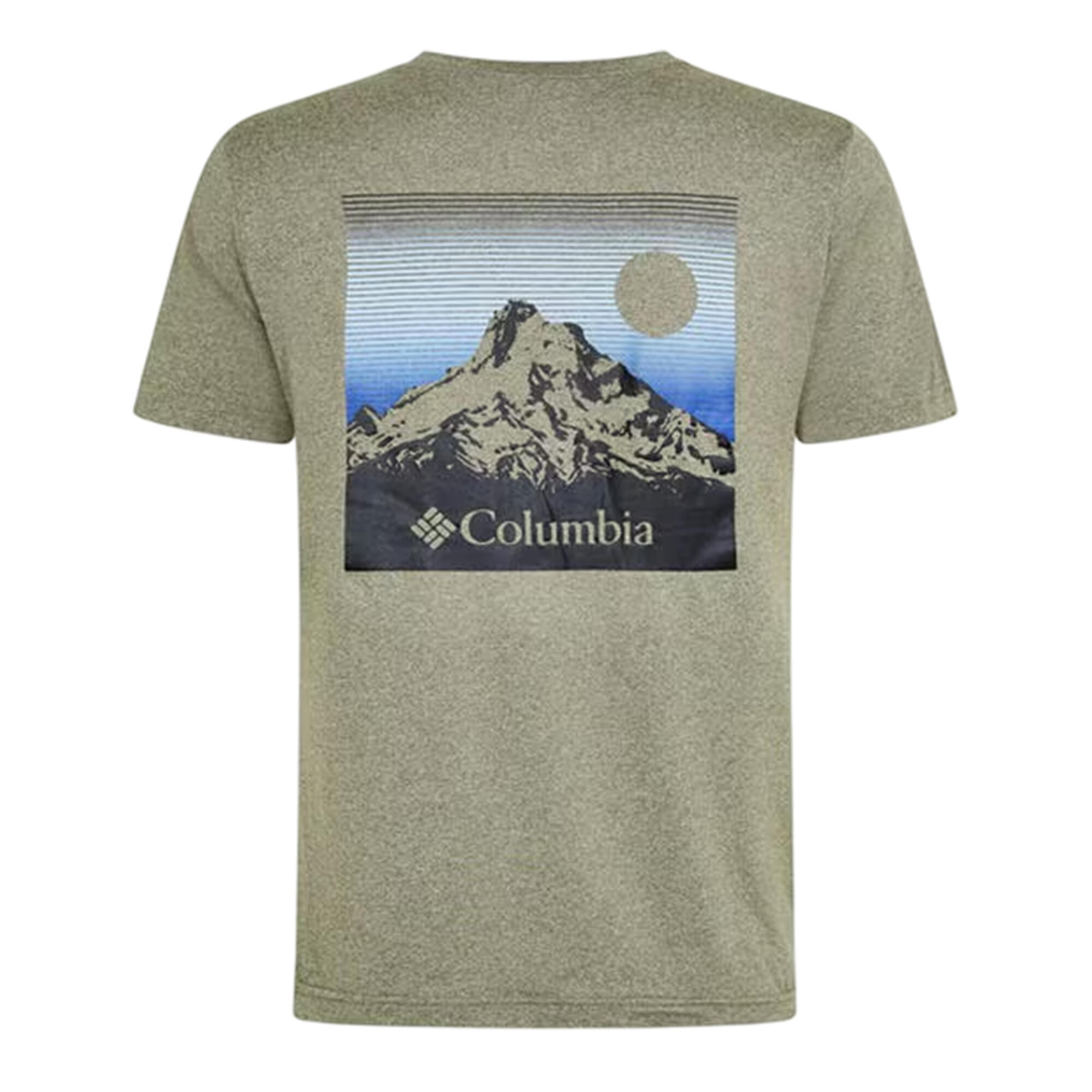 Tshirt Motif/style Imprimé Au Dos KWICK Homme (Vert-gris Pâle) 2/3