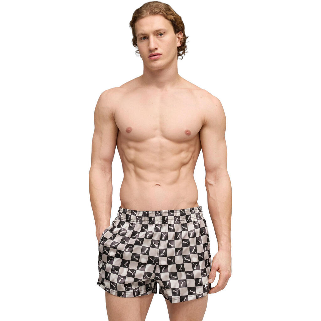 Shorts Puma Swim Men Printed Cat Short Shorts, Black, Men