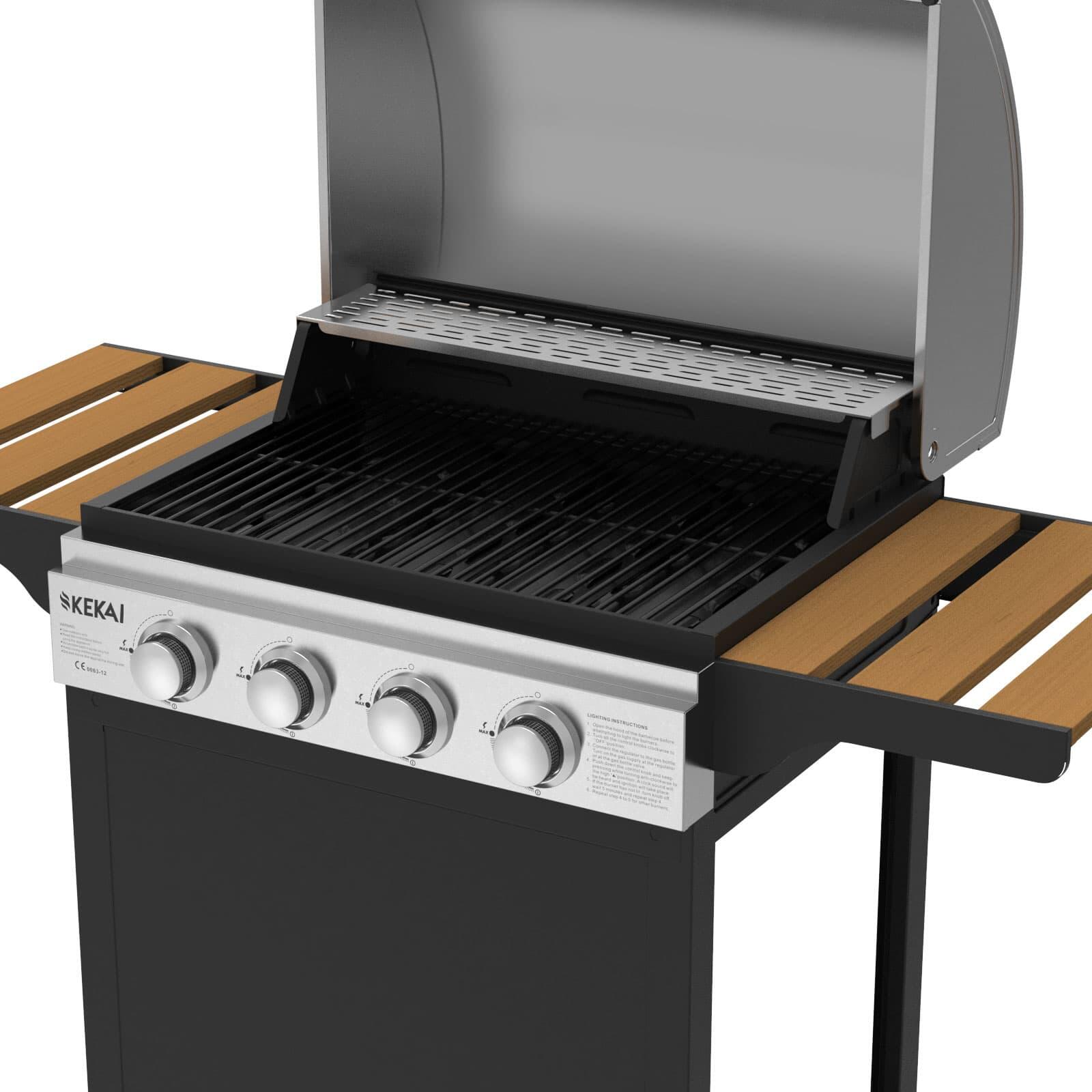 Barbacoa de Gas Portátil Kekai Fort Peck 118,5x57,5x104,5 cm 5/5