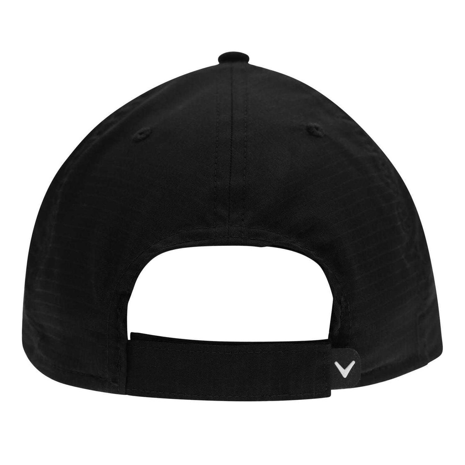 Kappe für Herren, Polyester, Emblem Damen und Herren Schwarz 2/3