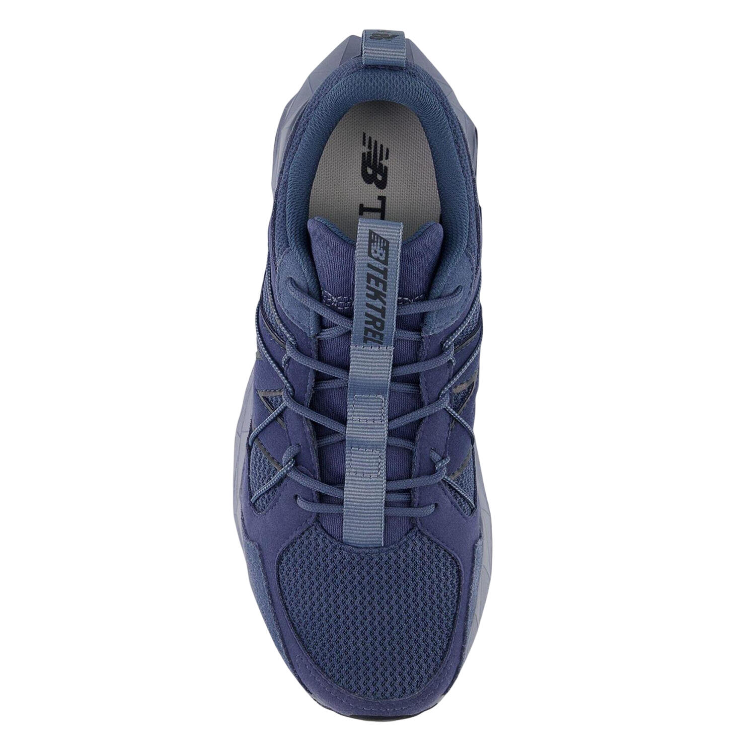 Mens Tektrel S Suede Shoes (Angora/Navy) 3/4