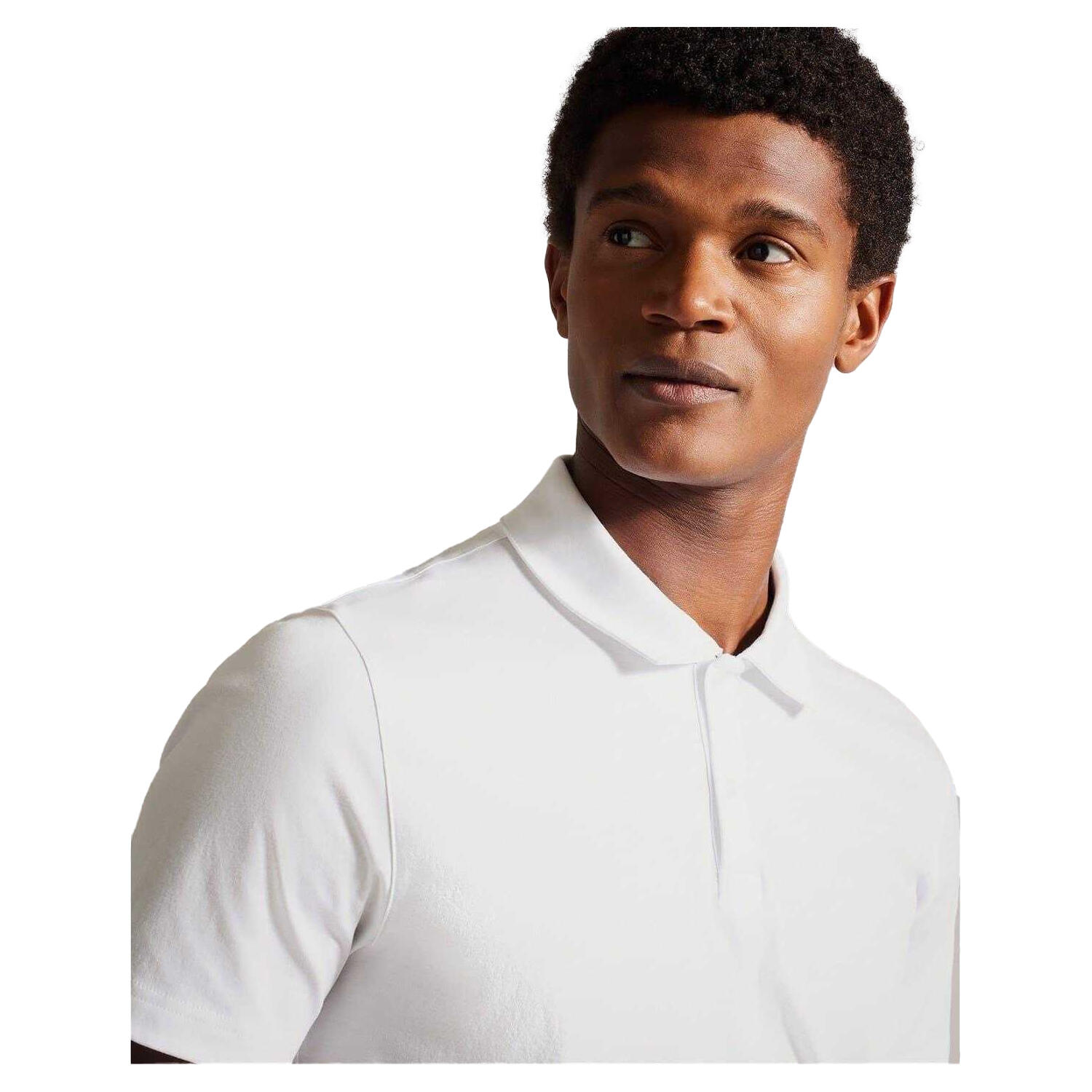 Mens Zeiter Cotton Polo Shirt (White) 4/5