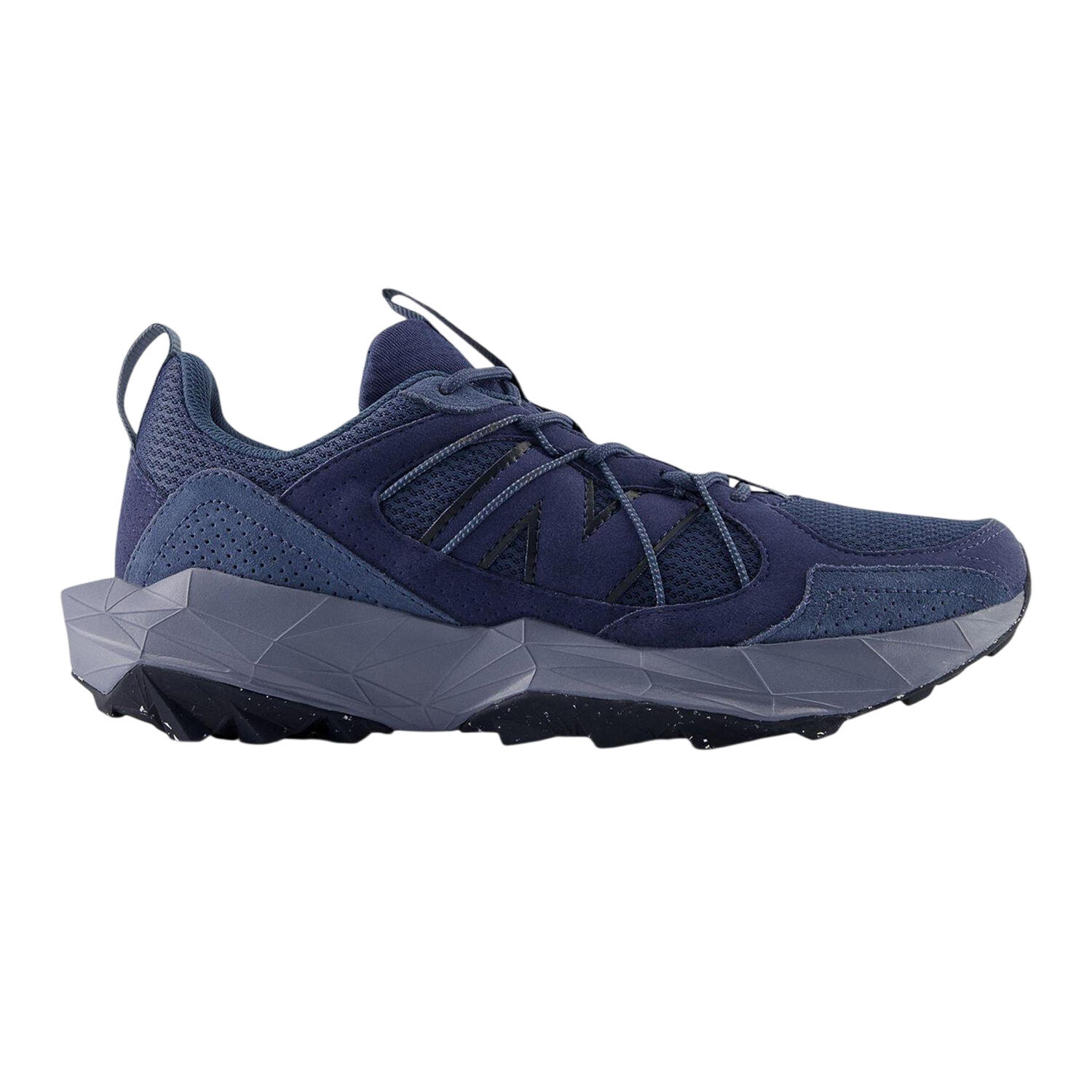 Mens Tektrel S Suede Shoes (Angora/Navy) 2/4