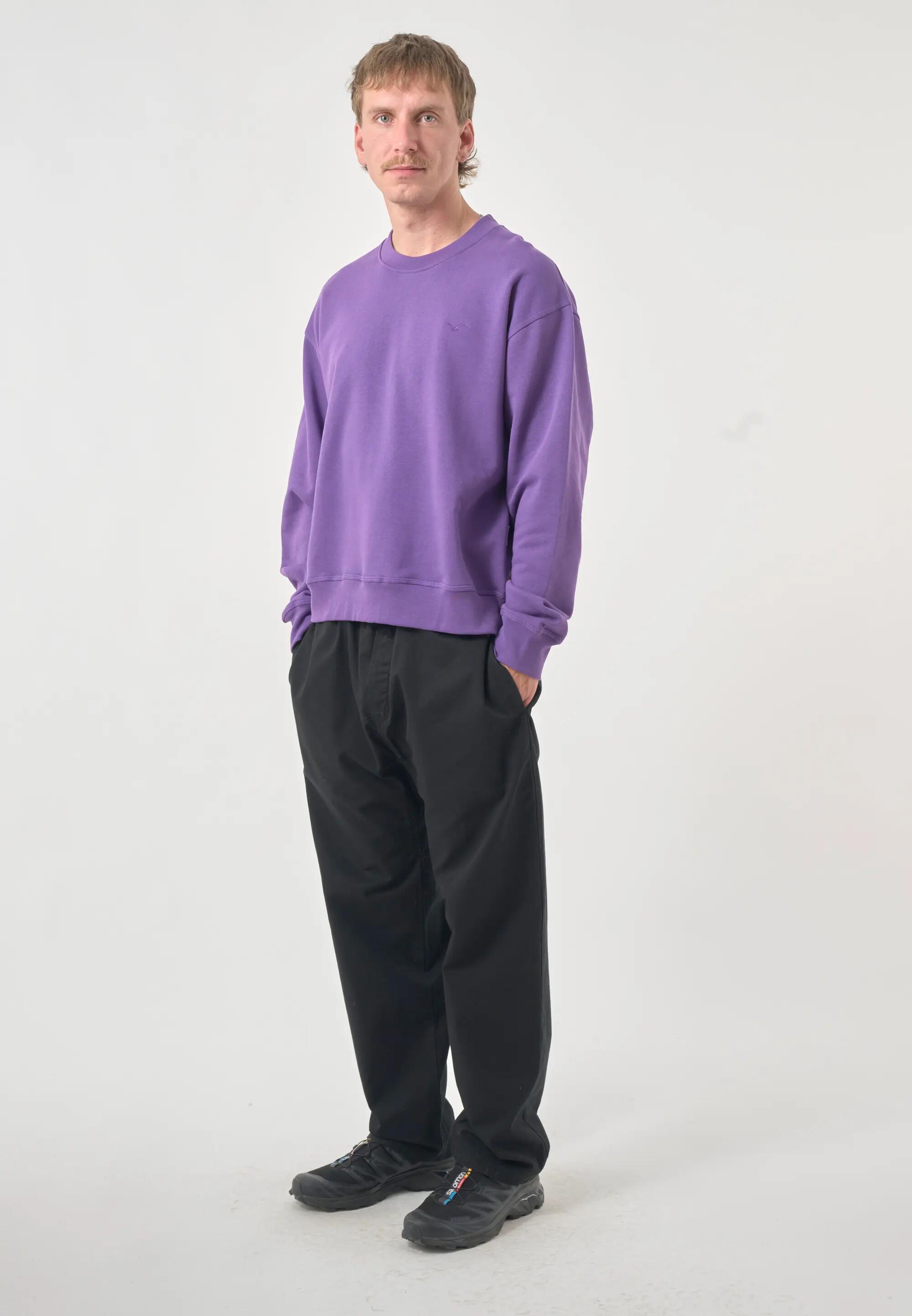 Sweatshirt Boxy Crewneck Ligull Boxy Crop 3/6