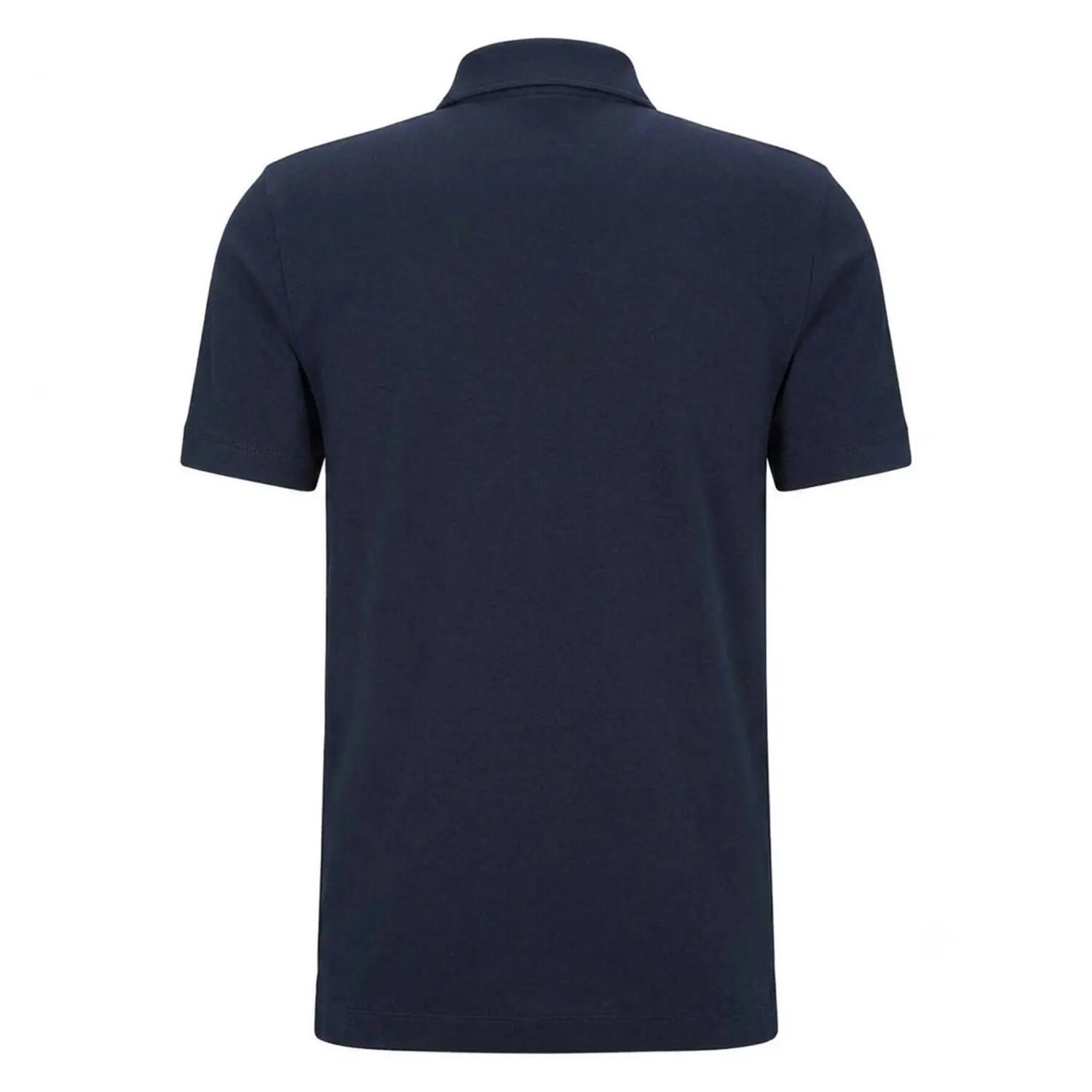 Maglietta Polo Aderente 30 Uomo Boss Blu Scuro 2/2