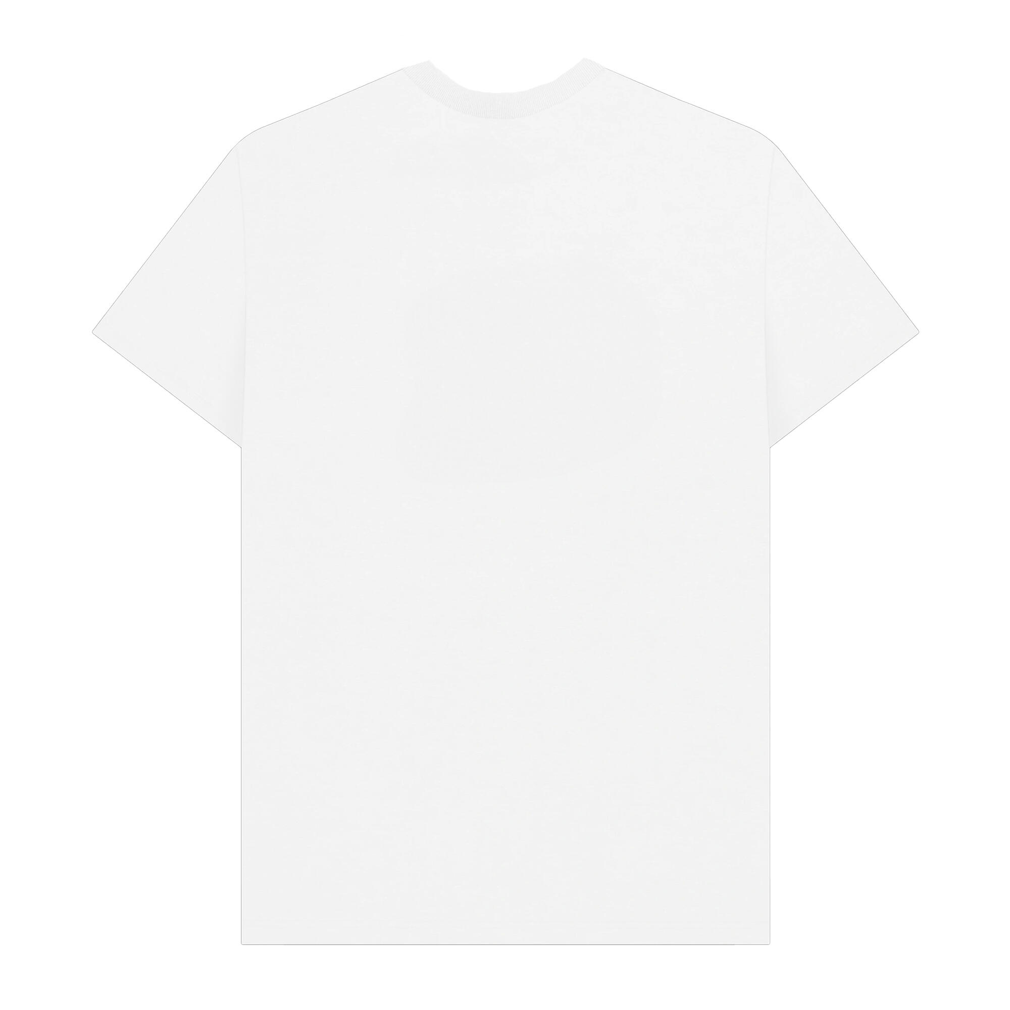 Tshirt Motif/style Petit Logo Homme (Blanc) 2/2