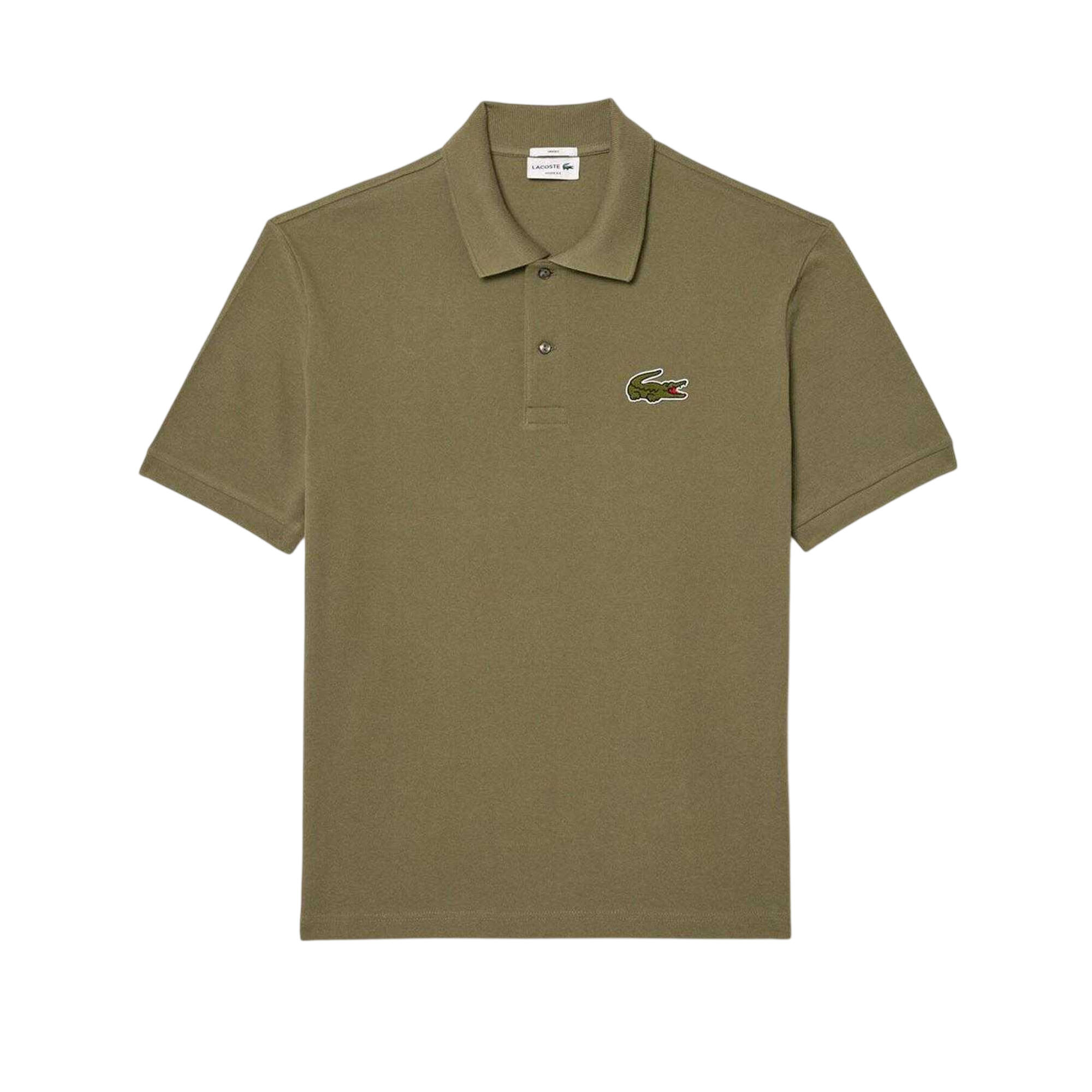 "L.12.12" Poloshirt für , lose Passform Herren Khakigrün 2/3