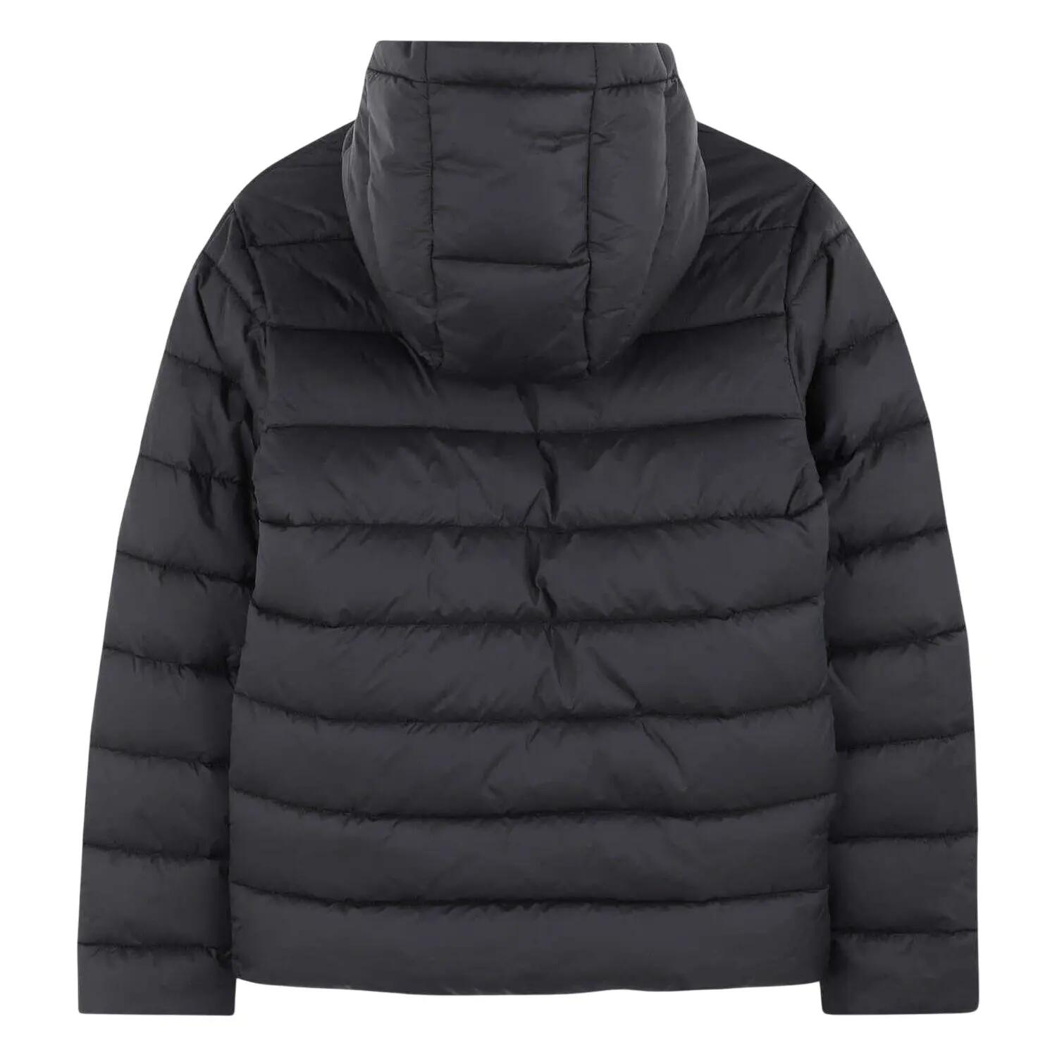 Steppjacke für , mit Kapuze, Regulär Kinder Schwarz 2/2