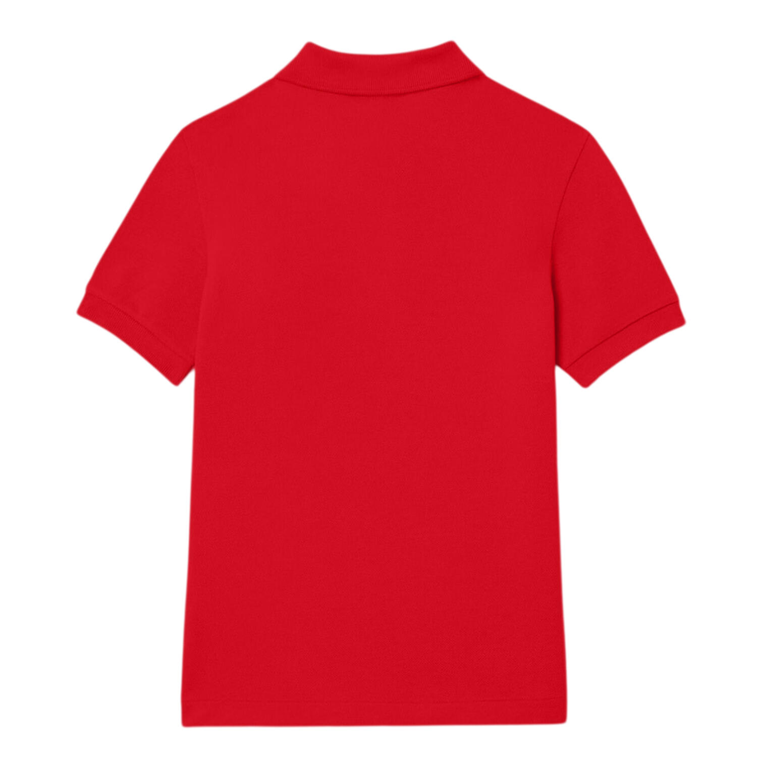 Boys Pique Polo Shirt (Red) 2/2