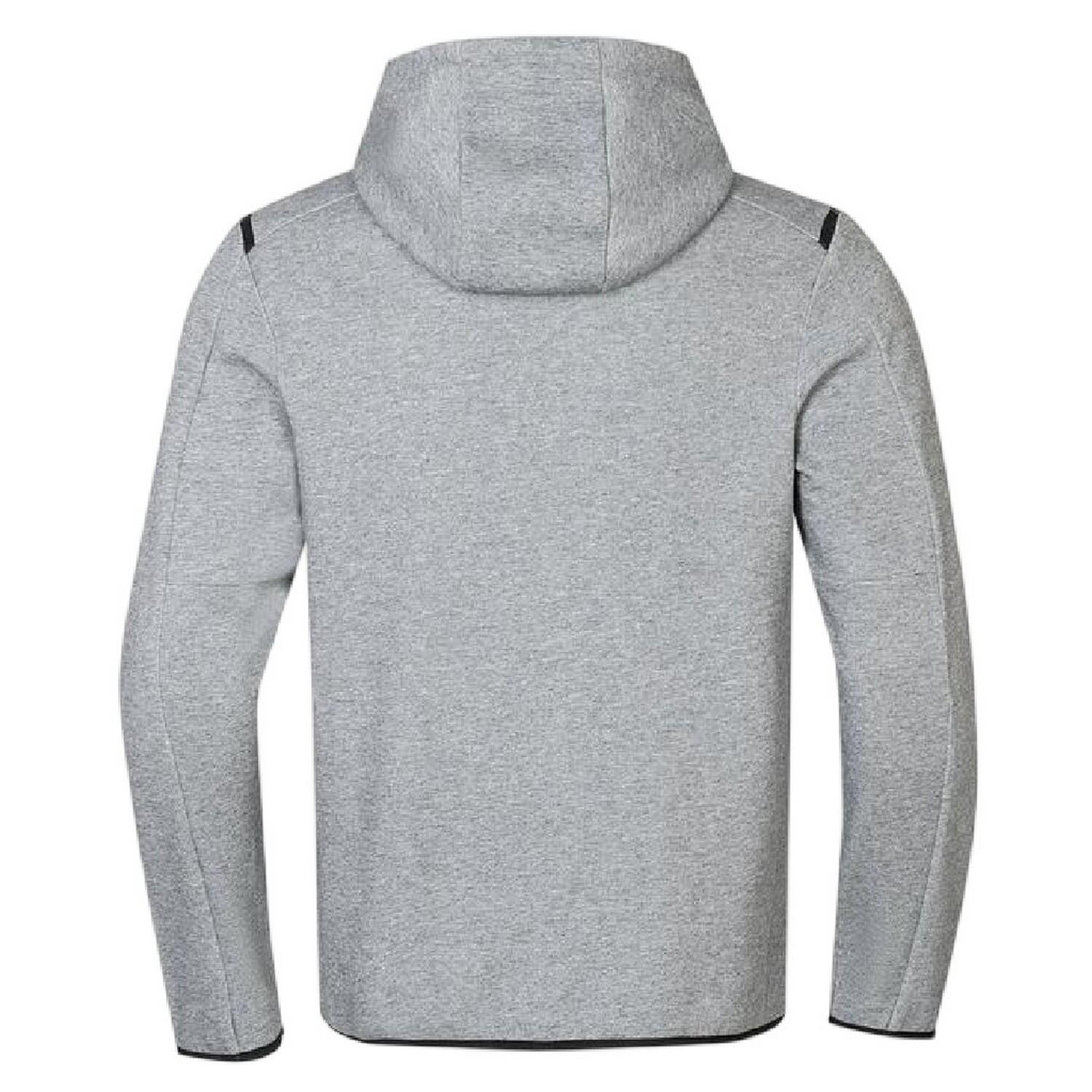 Hoodie mit durchgehendem Reißverschluss für , Regulär Herren Grau meliert 2/2