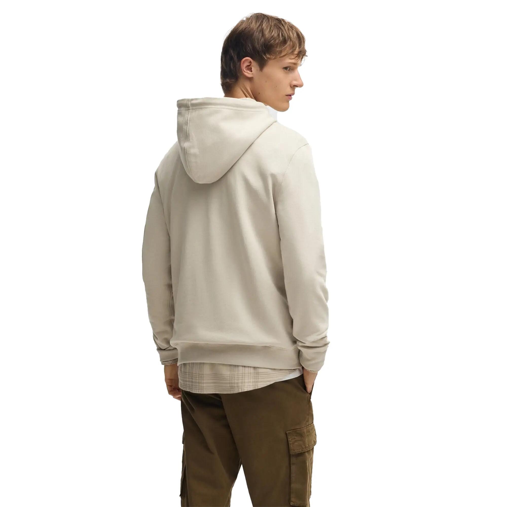 Mens Wetalk Pullover Hoodie (Light Beige) 3/3