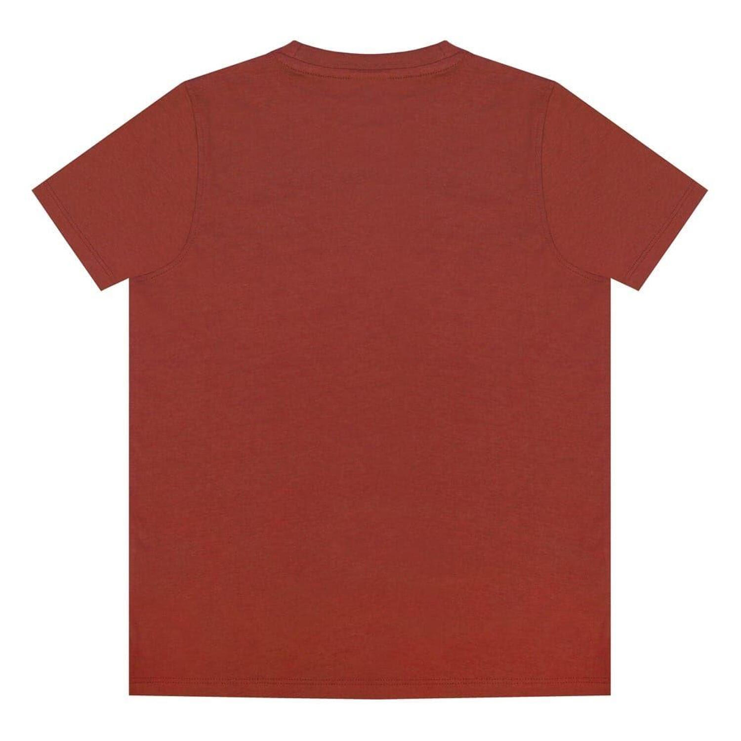Maglietta Ragazzi Slazenger Ocra Rossa 2/2