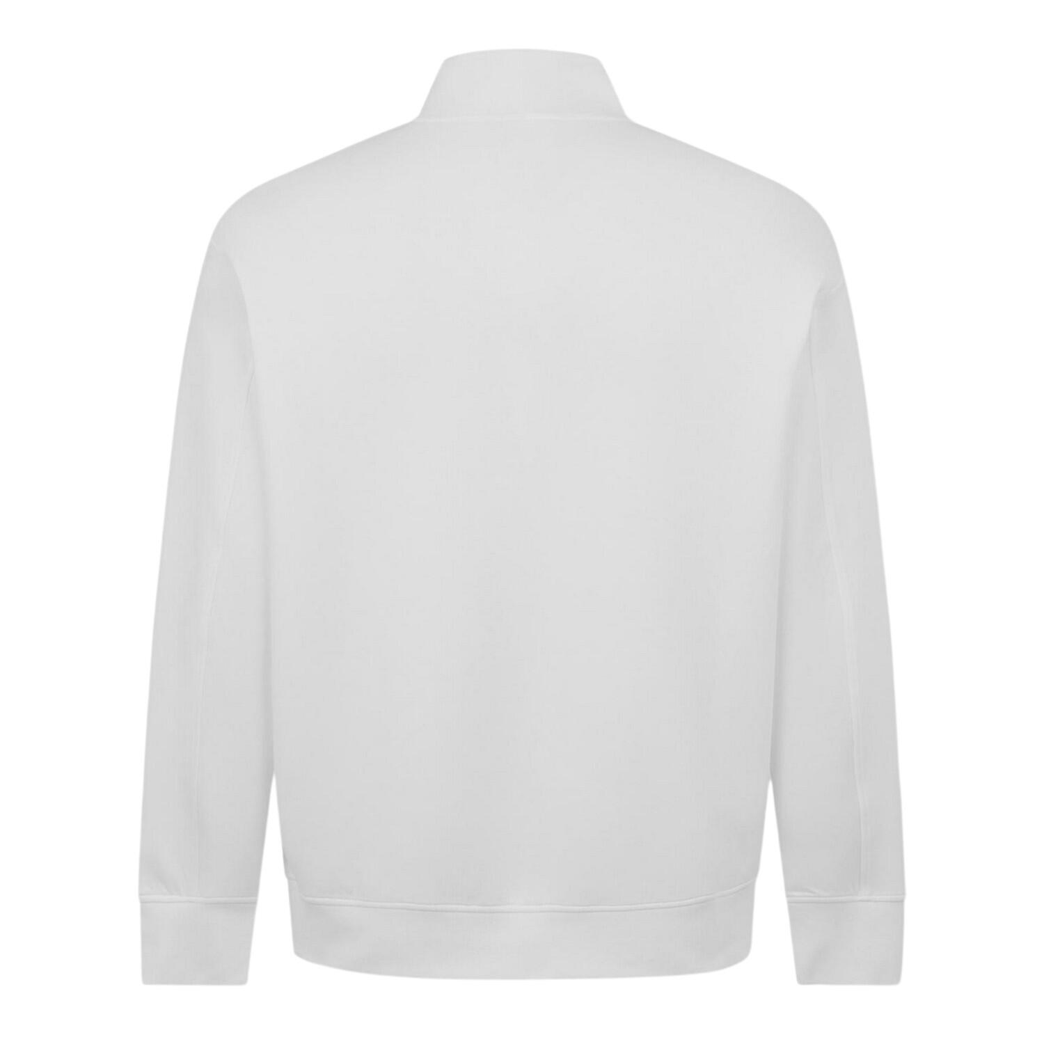 Mens Quarter Zip Sweatshirt (Off White) 2/2