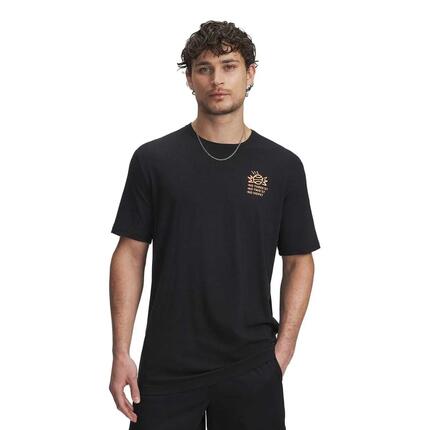 Tshirt Motif/style Ballon De Basket Homme (Noir)