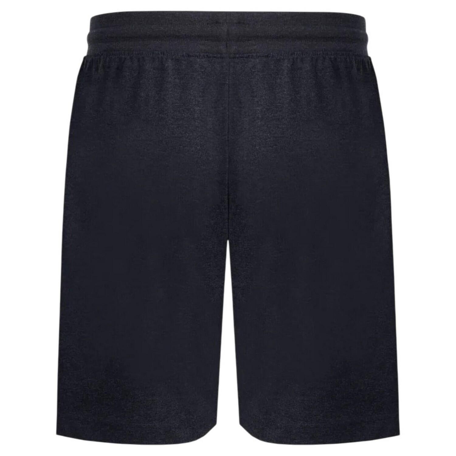 LoungeShorts für Herren Holzkohle-Mergel meliert 3/4