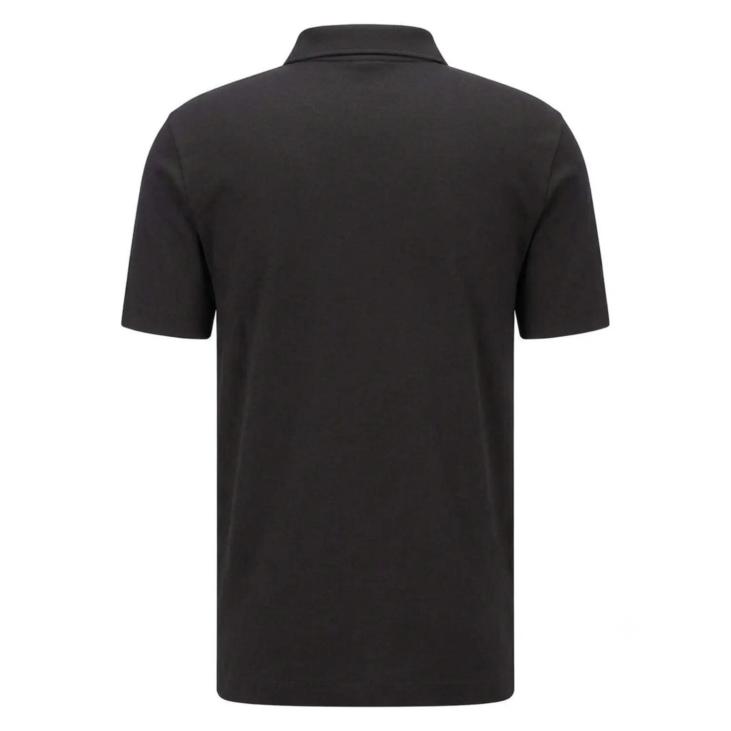 Maglietta Polo Aderente 30 Uomo Boss Nero 2/2