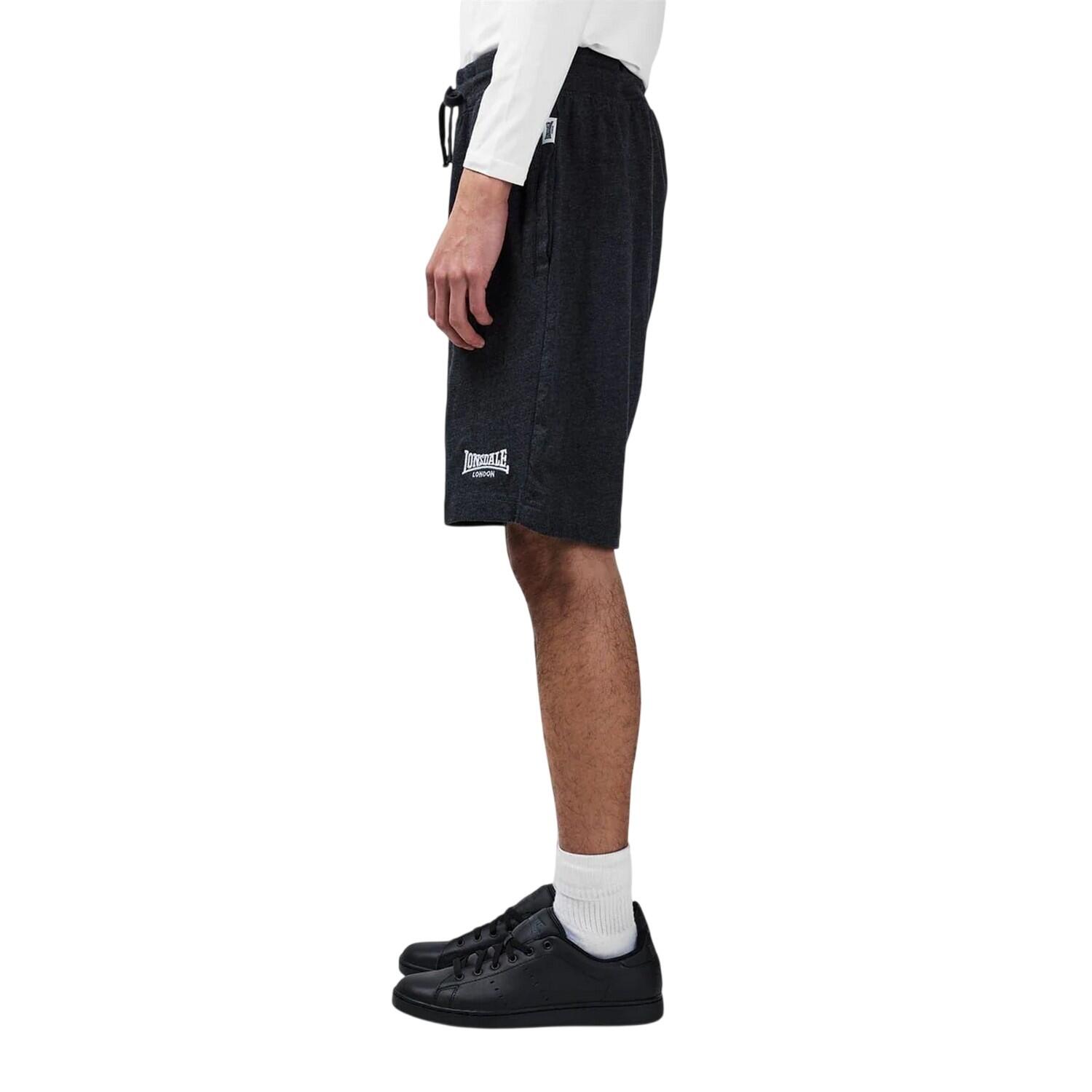 LoungeShorts für Herren Holzkohle-Mergel meliert 4/4