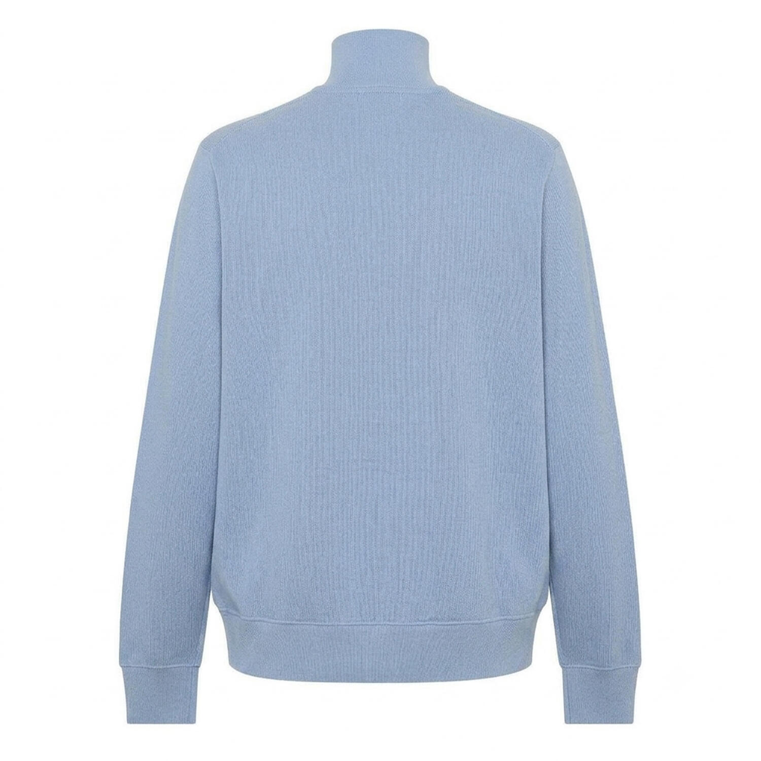 Sweatshirt für , mit kurzem Reißverschluss, Baumwollmischung Herren Blau 2/2