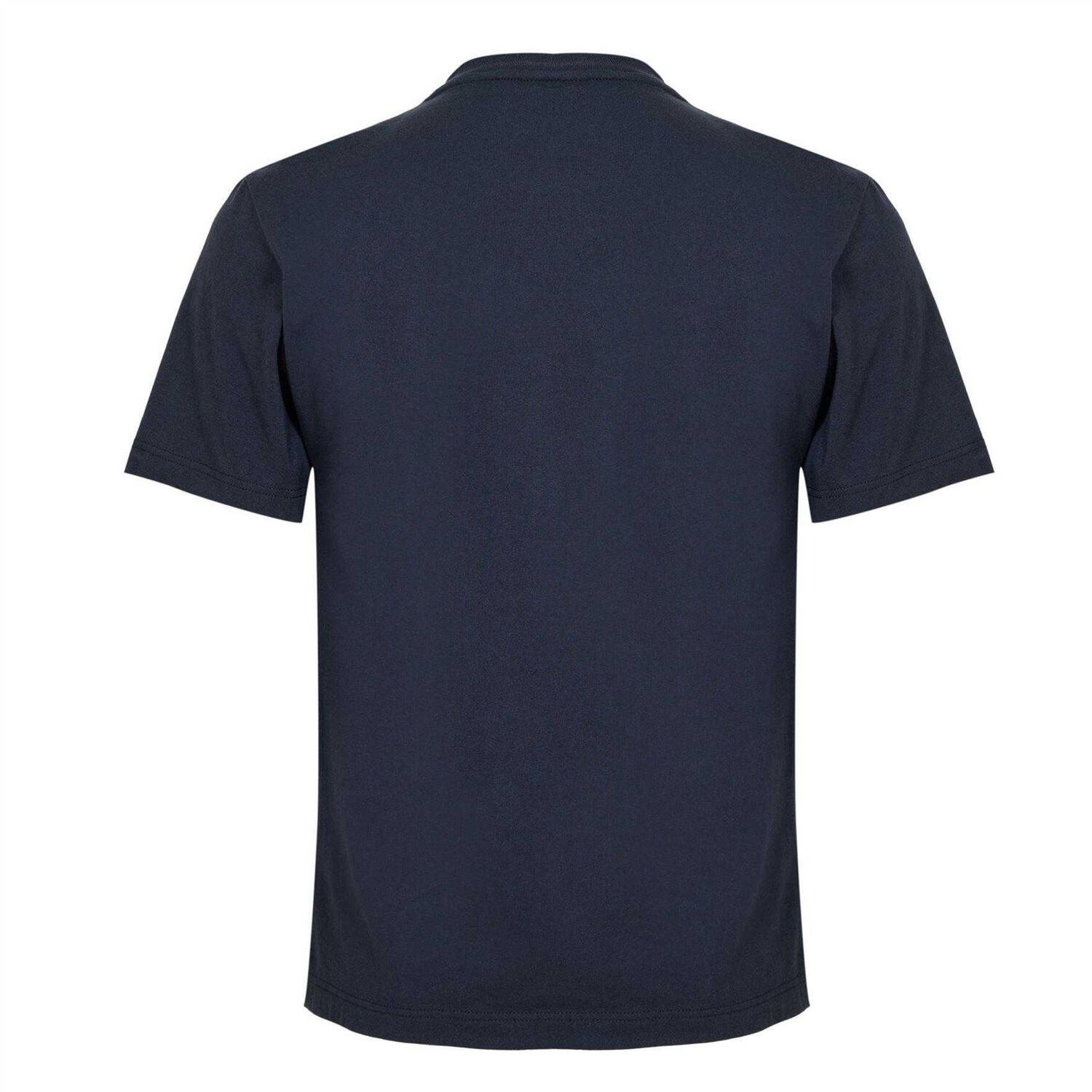 Tshirt Motif/style Blocs De Couleurs Homme (Noir) 2/2