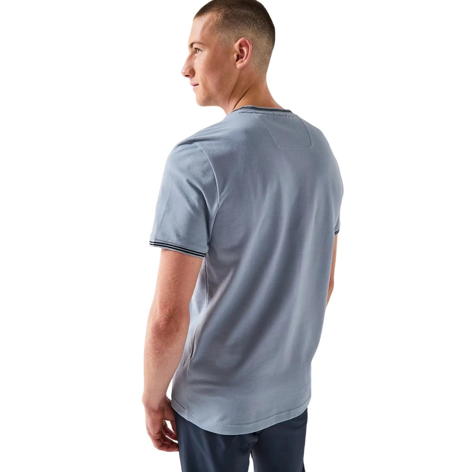 Mens Hbg Taul Cotton Regular TShirt (Dark Grey) 3/3