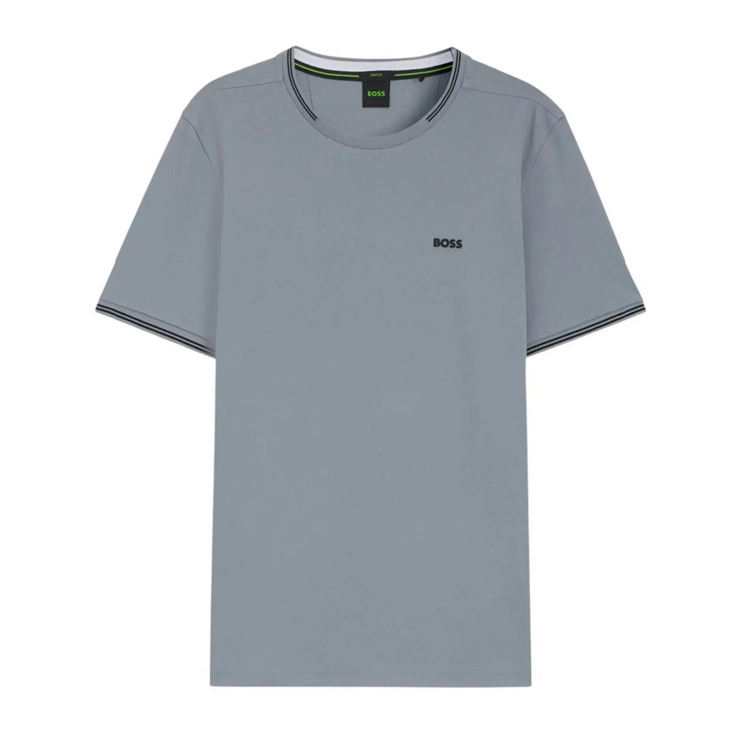 Mens Hbg Taul Cotton Regular TShirt (Dark Grey) 2/3