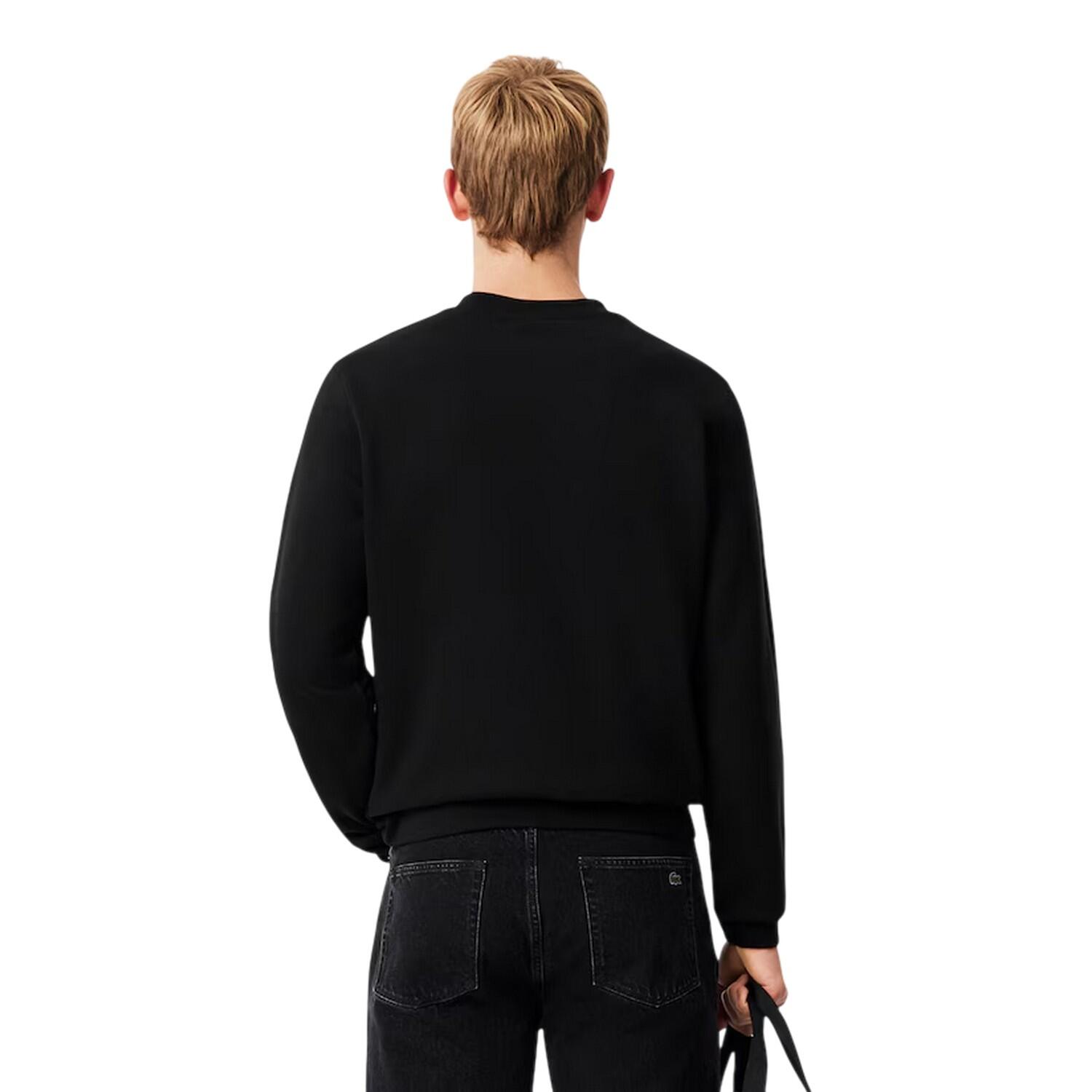 Sweatshirt für , Baumwolle Herren Schwarz 3/4
