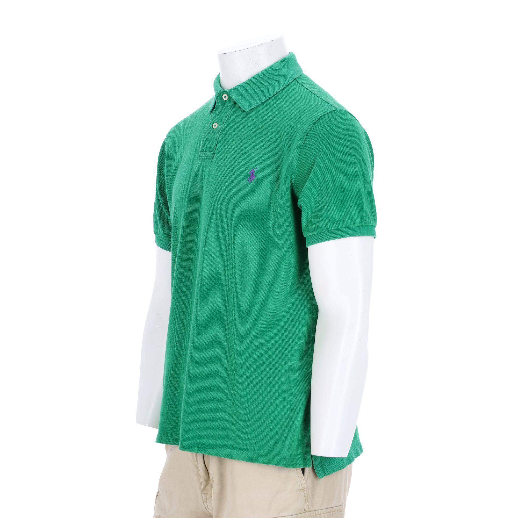 Tweedehands - Polo Ralph Lauren heren korte mouw groen - Zeer goede staat 4/7