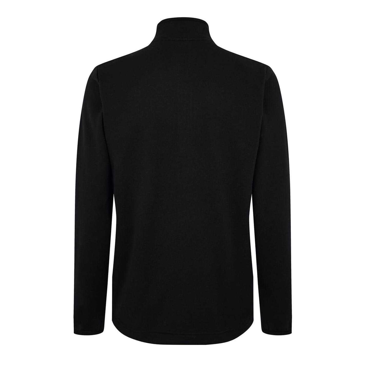 Mens Club Essential Quarter Zip Regular Sweatshirt (Black) 2/2