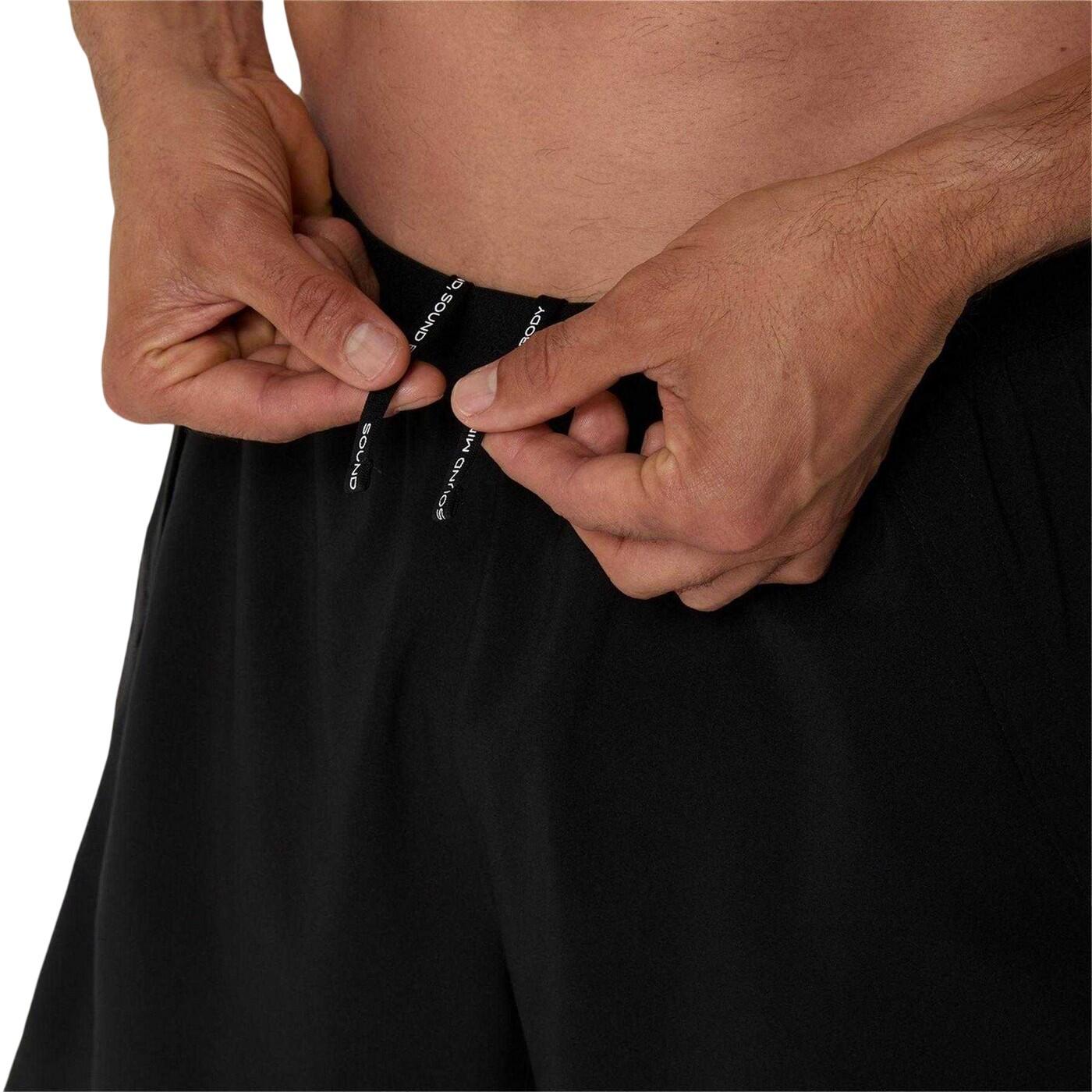 Laufshorts für Herren Schwarz/Grau 4/4