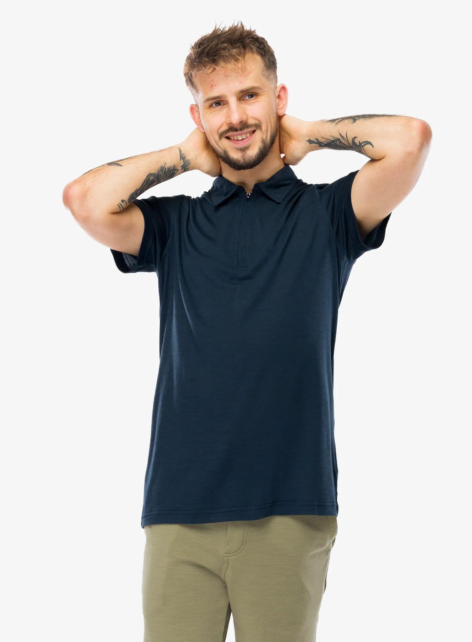 Koszulka polo Super.natural Zip Polo 6/7