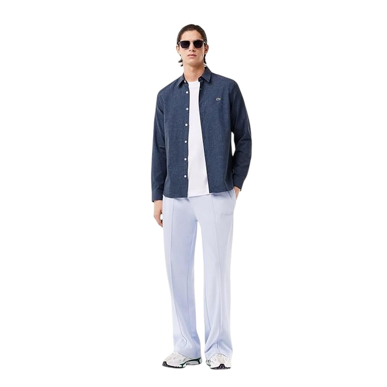 Hemd für , Regulär, Langärmlig Herren Dunkles Marineblau 4/4