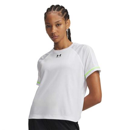 Tshirt Motif/style Logo Femme (Blanc / Noir)