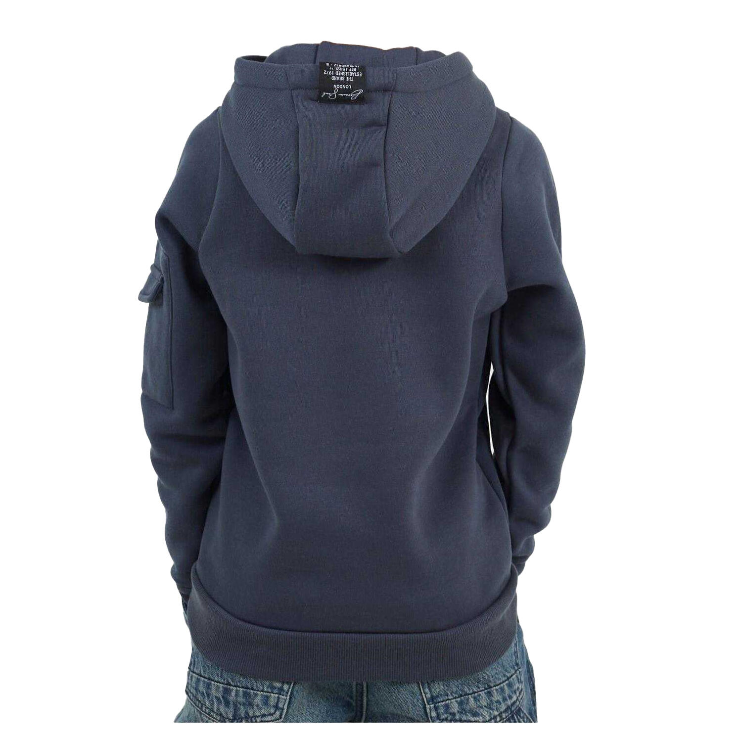 Sweat À Capuche Avec Cordons Garçon (Bleu / Blanc) 2/2