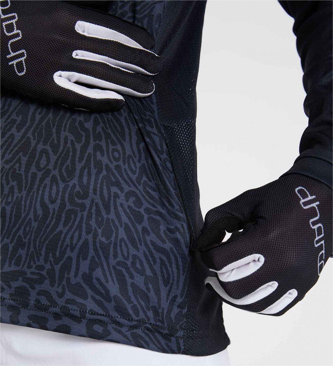 Dharco Vrouwen Lange Mouw Jersey Gravity Savannah Grijs/Zwart 5/5