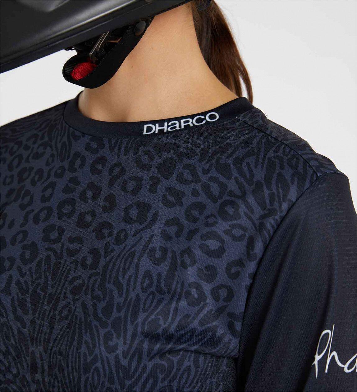 Dharco Vrouwen Lange Mouw Jersey Gravity Savannah Grijs/Zwart 4/5