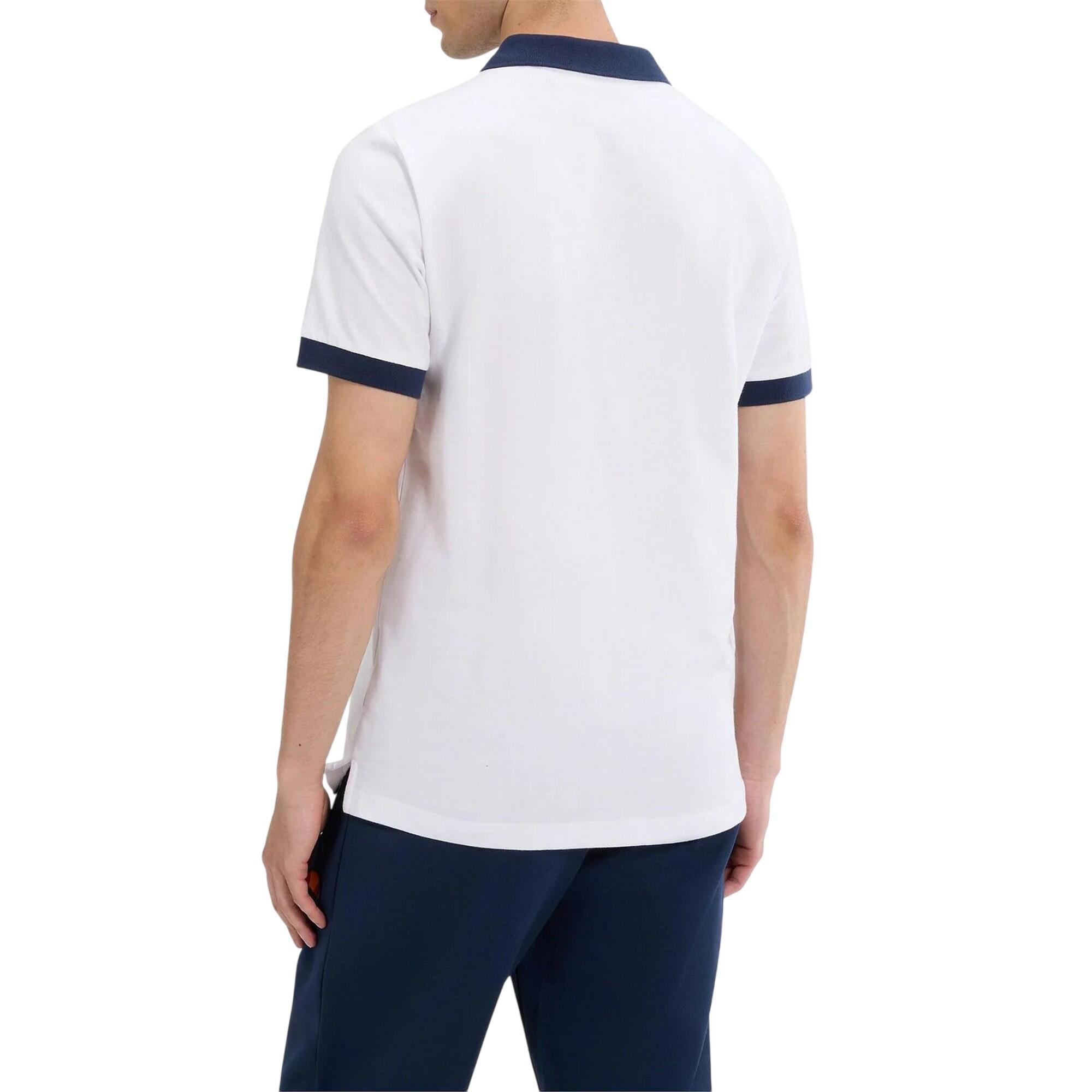 Maglietta Polo Uomo Ellesse Lessepsia Bianco Blu Navy 2/3