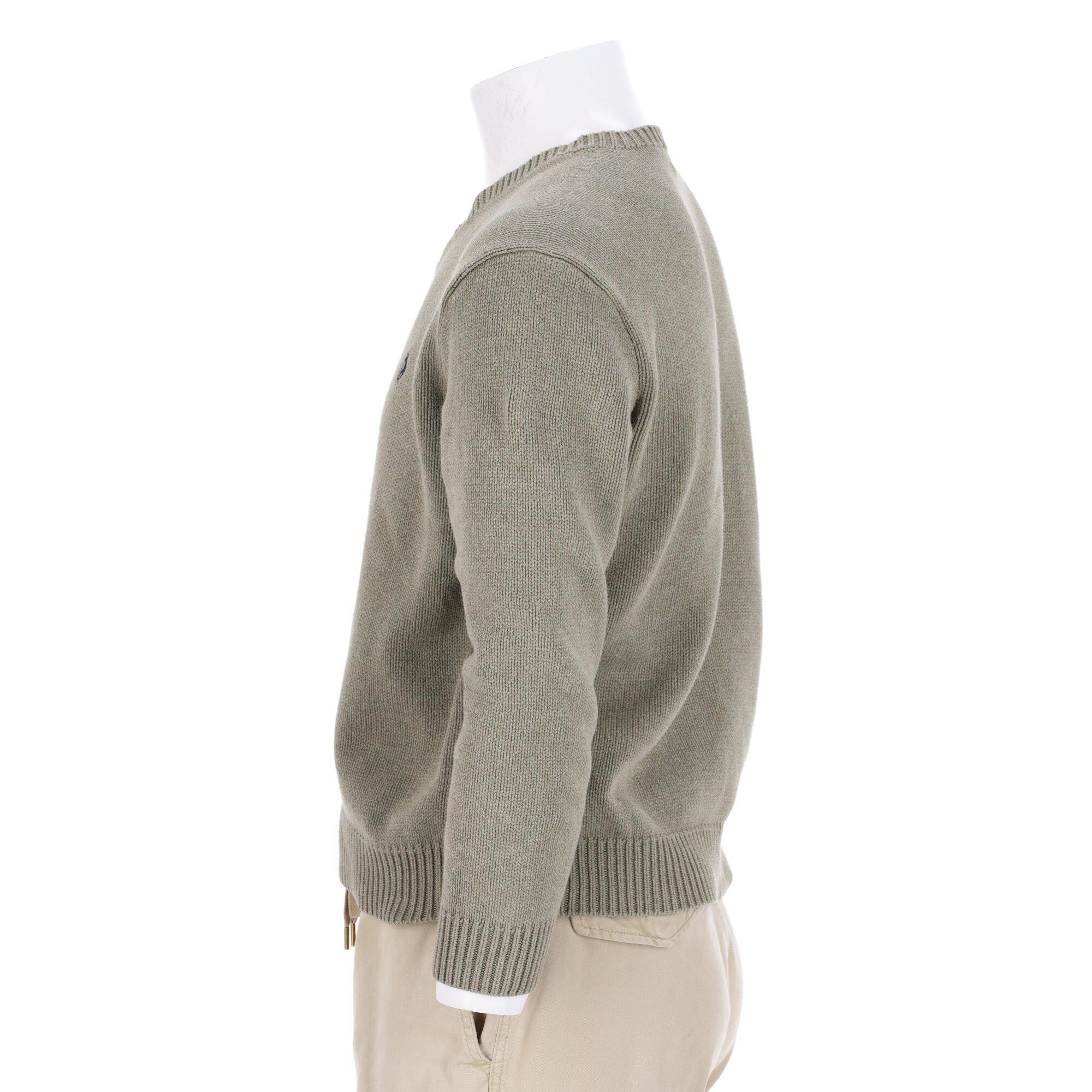 Seconde vie - Pull Homme  Col V Vert - Excellent 3/7