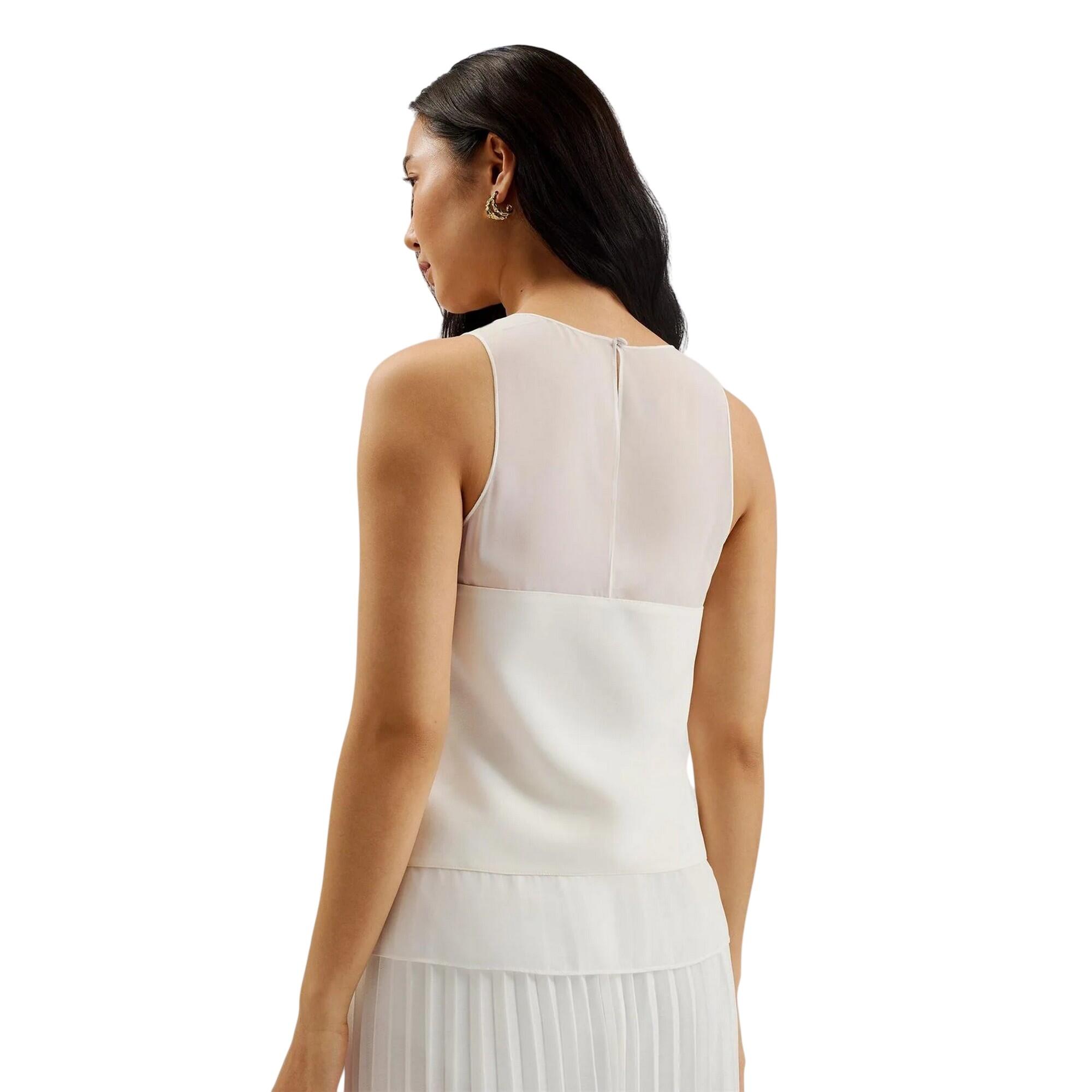 Canotta Senza Maniche Donna Ted Baker Avorio 2/4