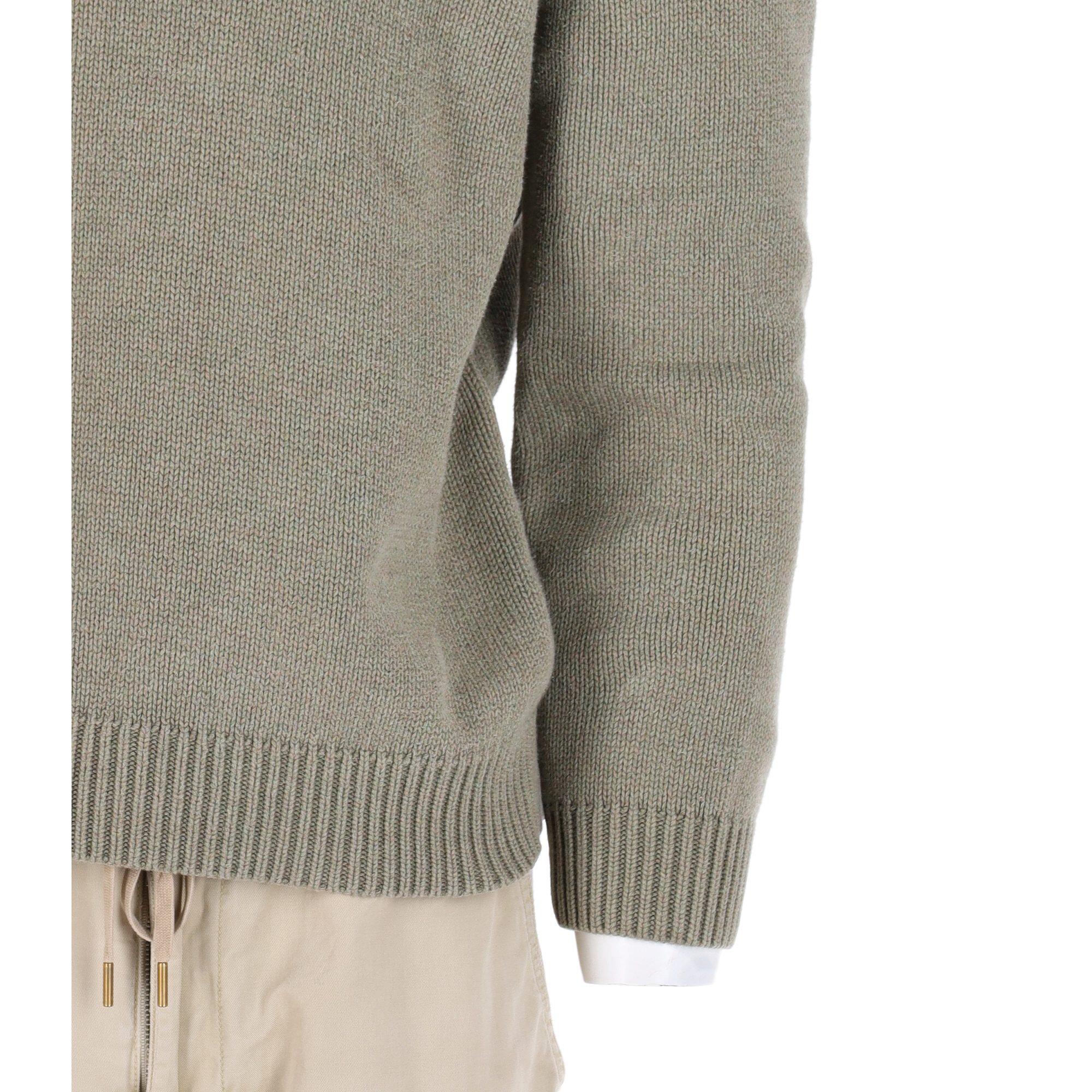 Seconde vie - Pull Homme  Col V Vert - Excellent 7/7